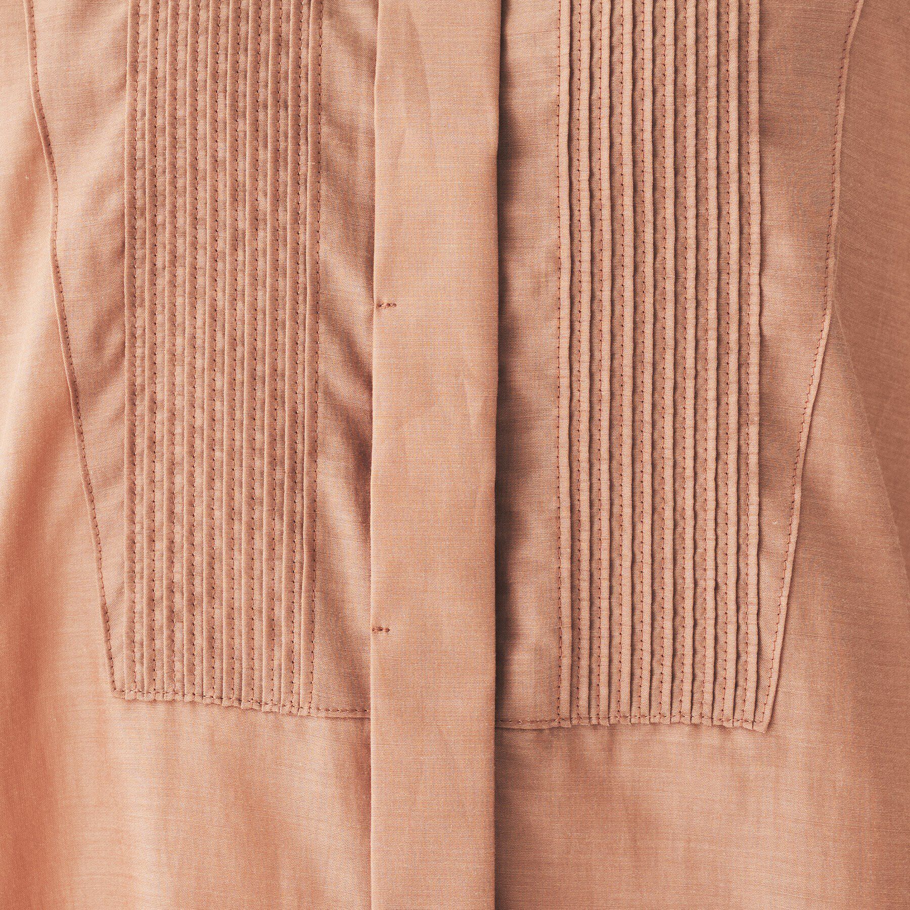 UNTITLED「【インナーにオススメ/華やかデザイン】パール調釦Tブラウス」|シャツ・ブラウス|