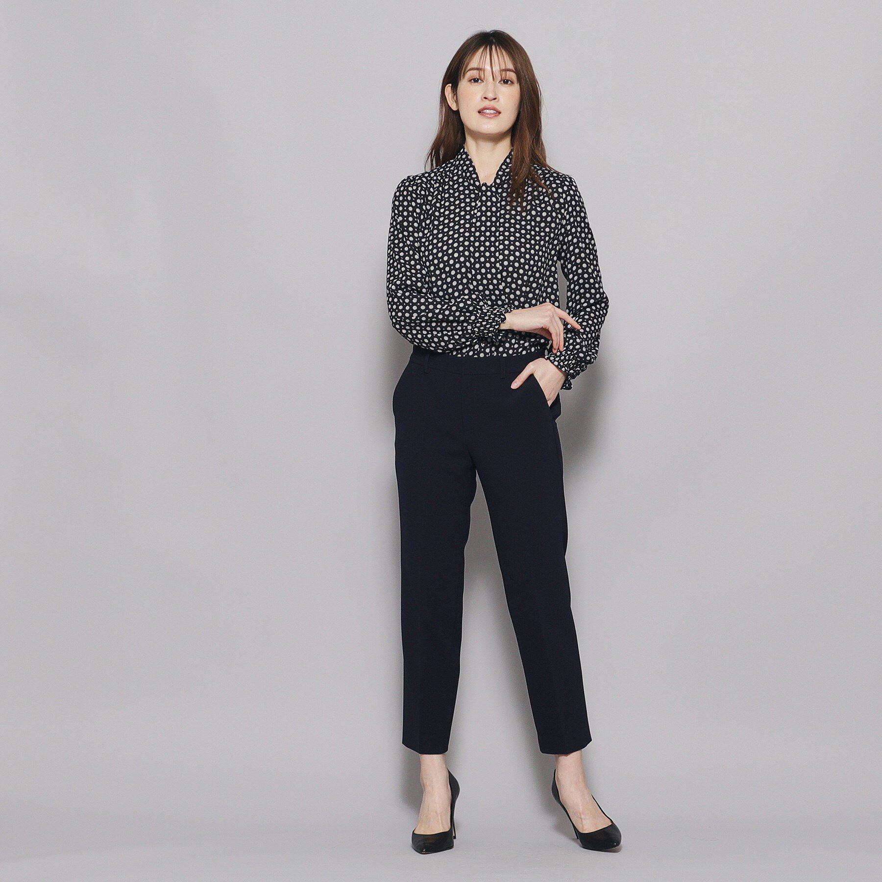 COUP DE CHANCE「【洗える】ボウタイブラウス」|シャツ・ブラウス|