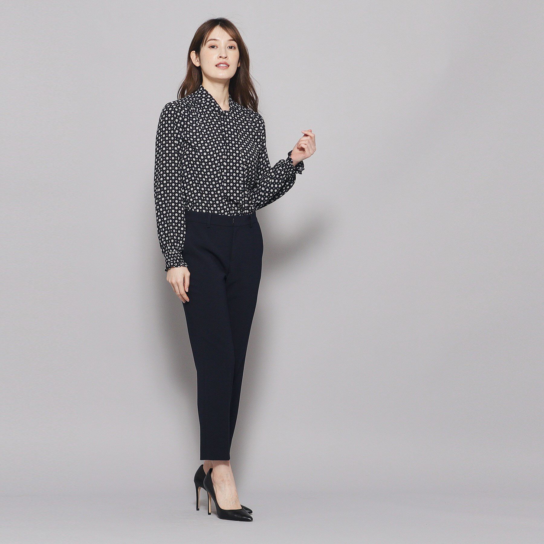 COUP DE CHANCE「【洗える】ボウタイブラウス」|シャツ・ブラウス|