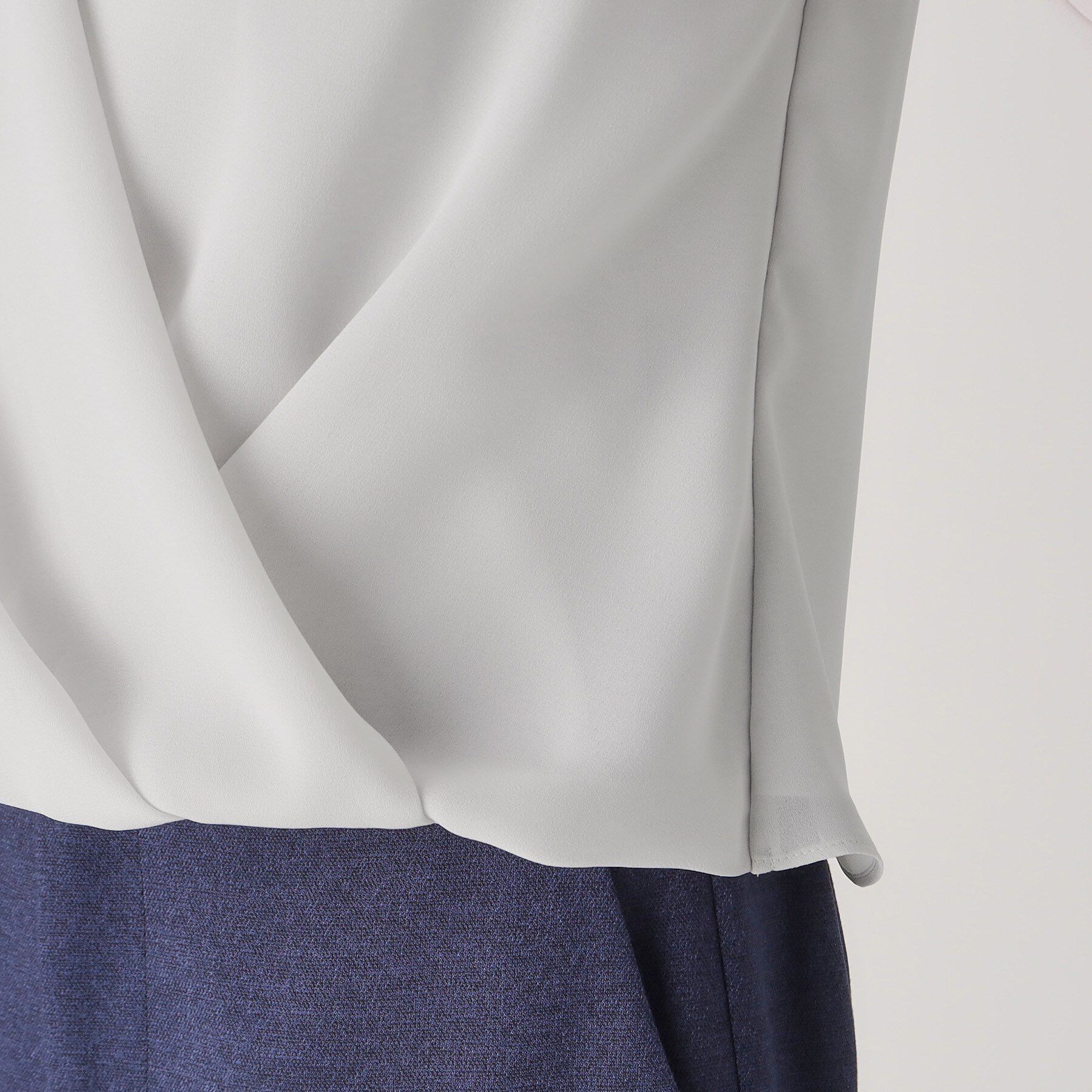 COUP DE CHANCE「【洗える／日本製／通勤】カシュクール風ブラウス」|シャツ・ブラウス|