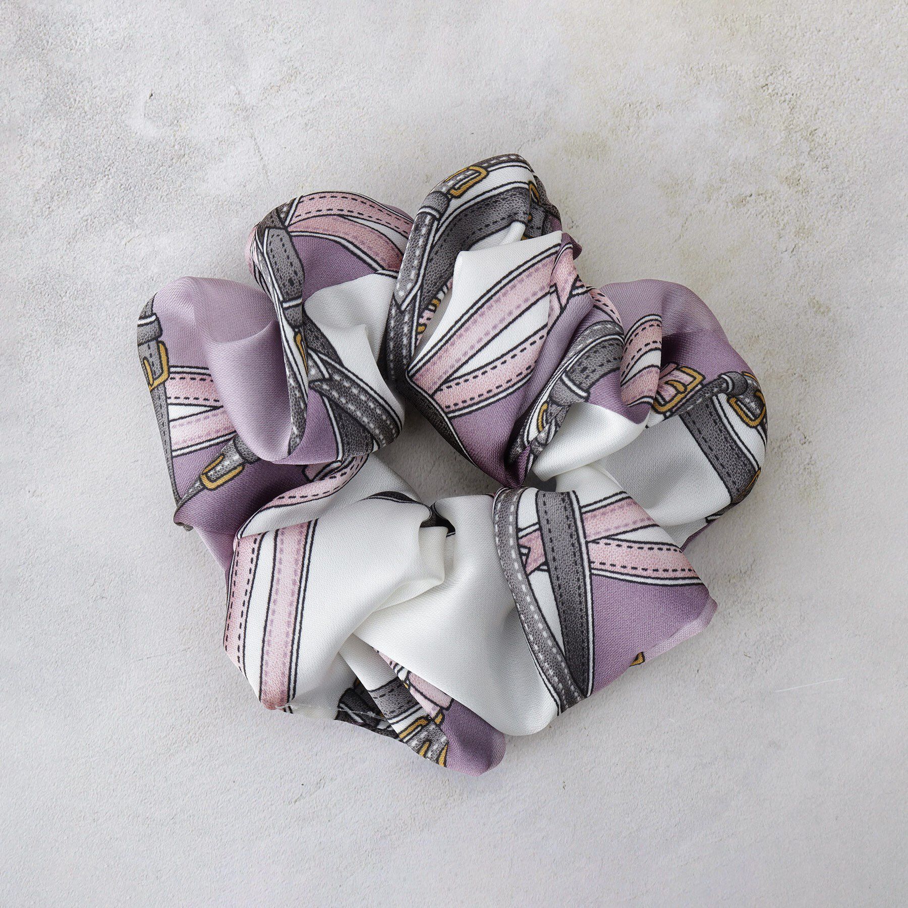 COUP DE CHANCE「スカーフシュシュ／スカーフ調シュシュ」|その他|ラベンダー(380)