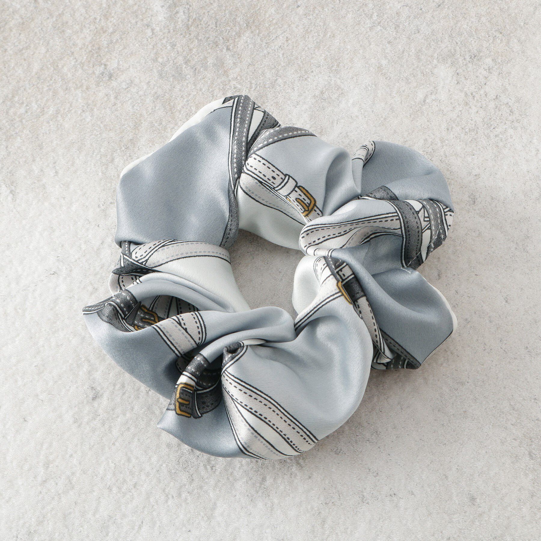 COUP DE CHANCE「スカーフシュシュ／スカーフ調シュシュ」|その他|サックスブルー(39