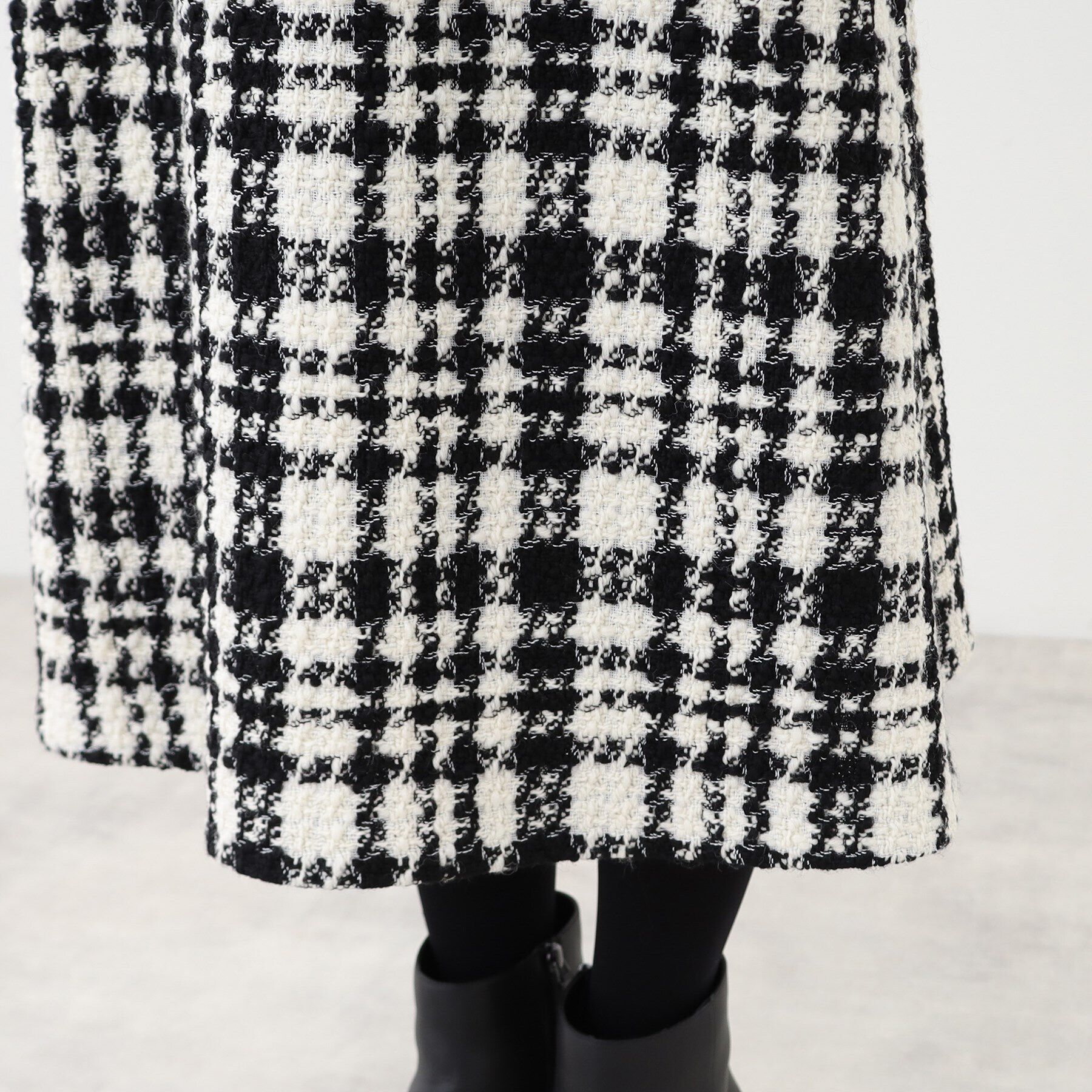 Reflect「【R‐QUALITY】ツイードジャンパードレス」|ワンピース|