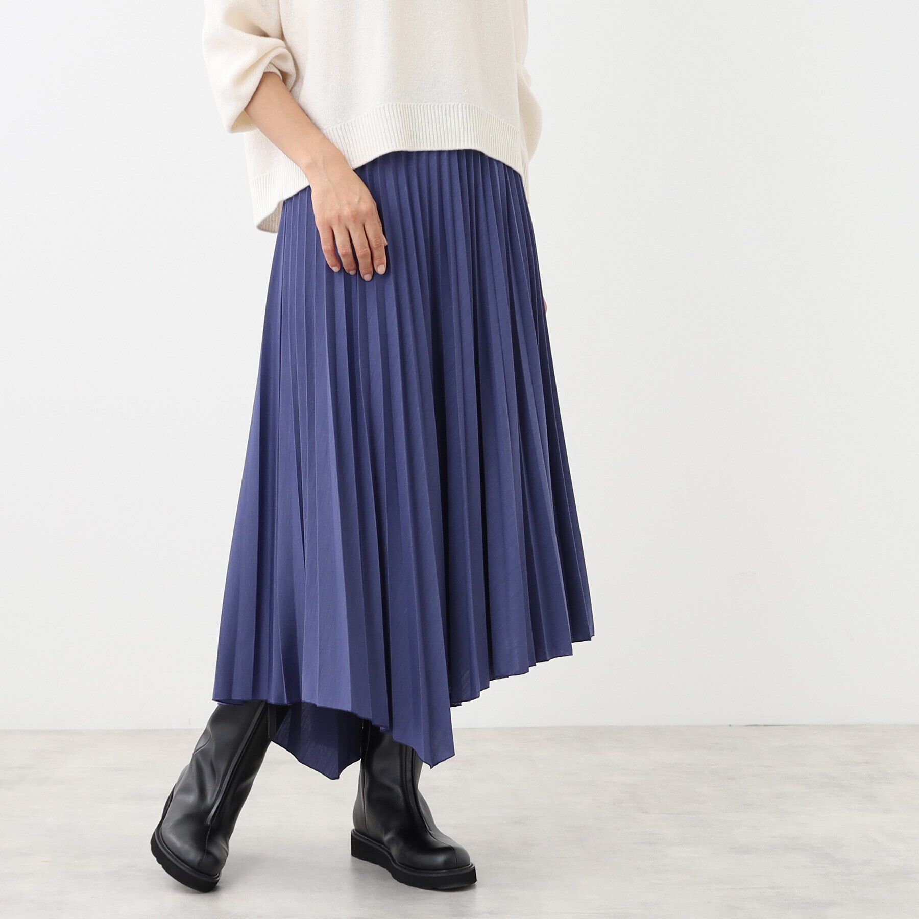 Reflect「アシメトリープリーツスカート」|スカート|