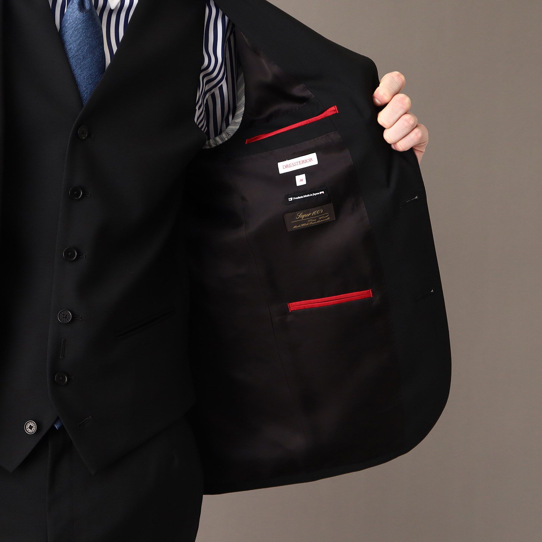DRESSTERIOR「スリーピース SET UP ジャケット」|テーラードジャケット|