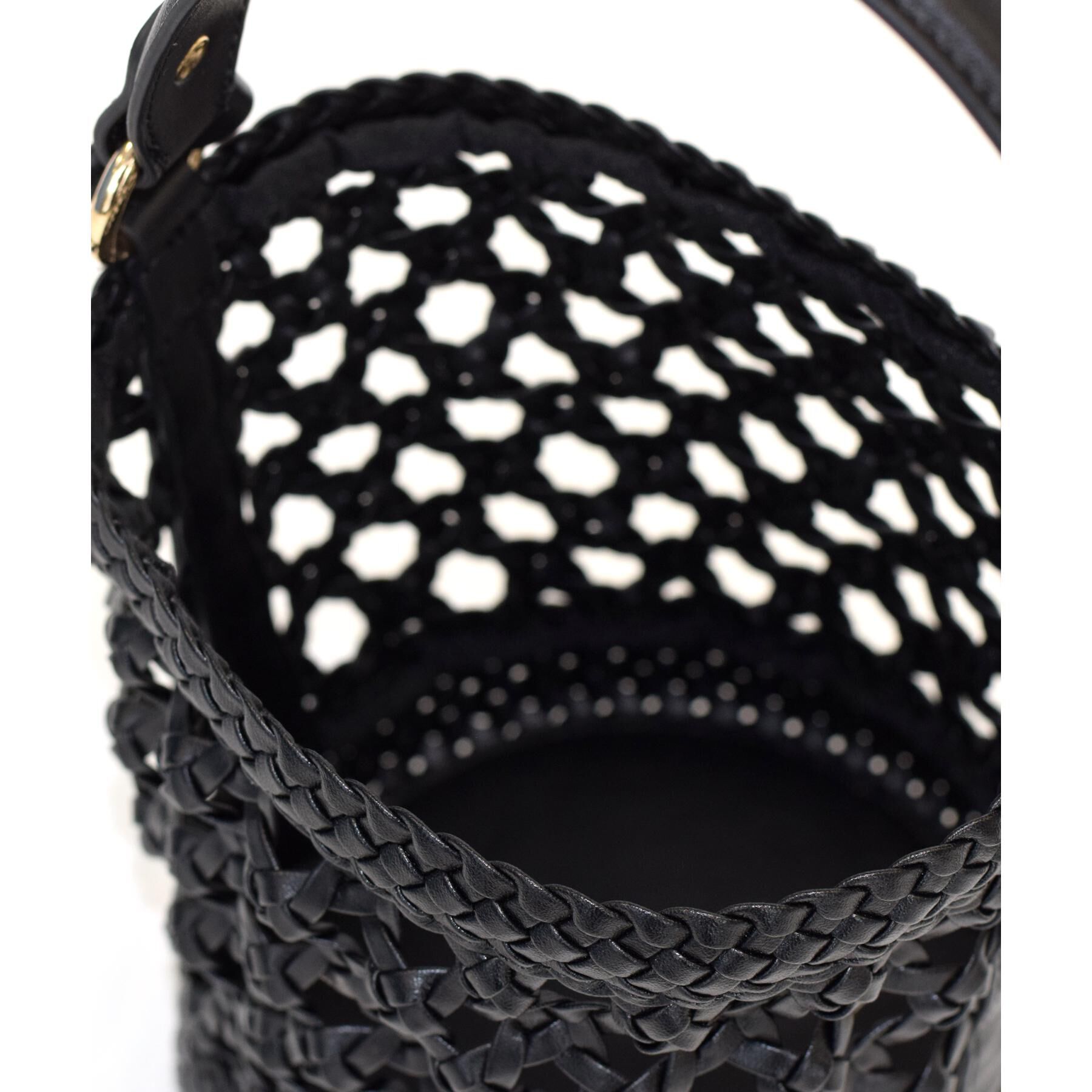 DRESSTERIOR「【3WAY】メッシュ＆キャンバス バケツBAG」|ハンドバッグ|