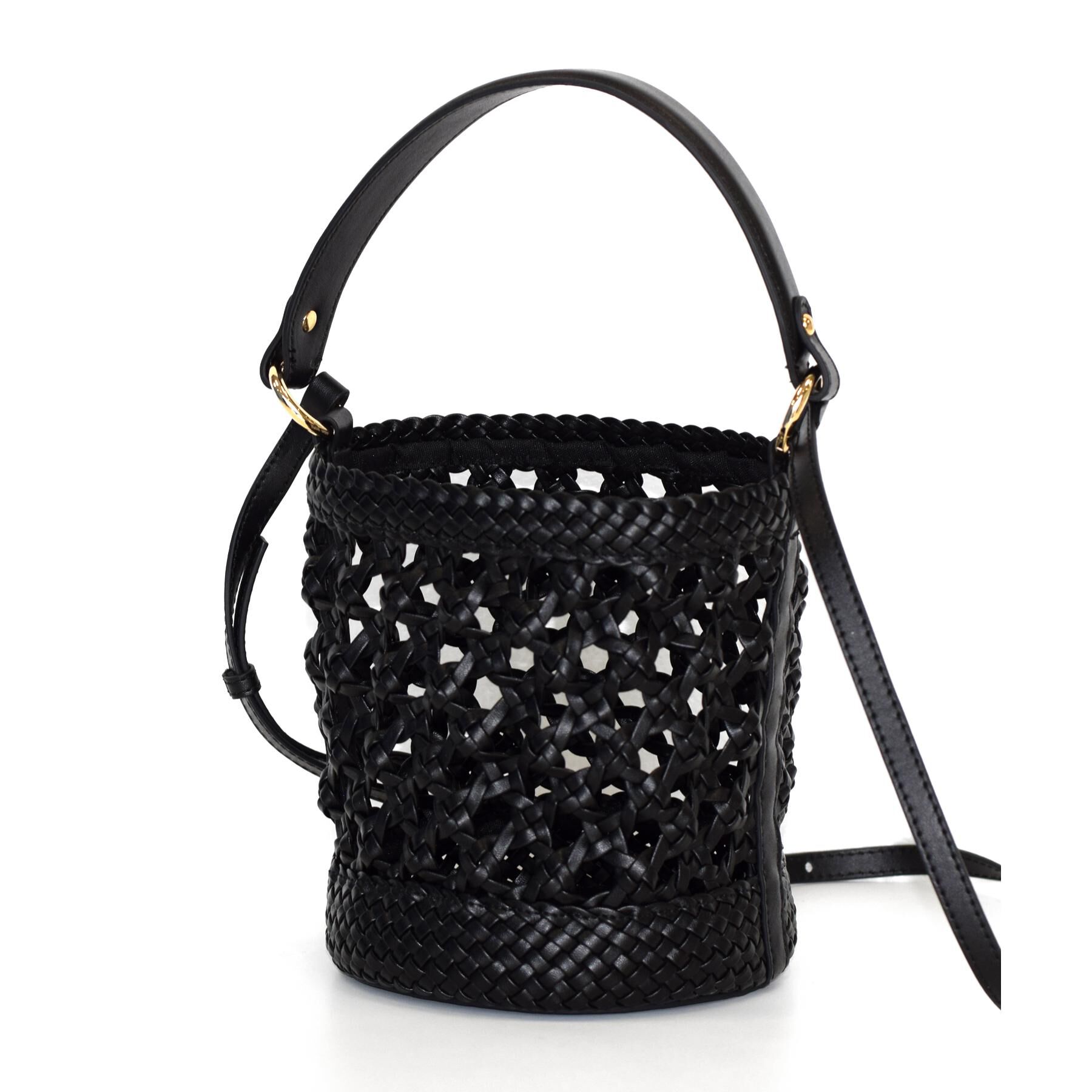 DRESSTERIOR「【3WAY】メッシュ＆キャンバス バケツBAG」|ハンドバッグ|