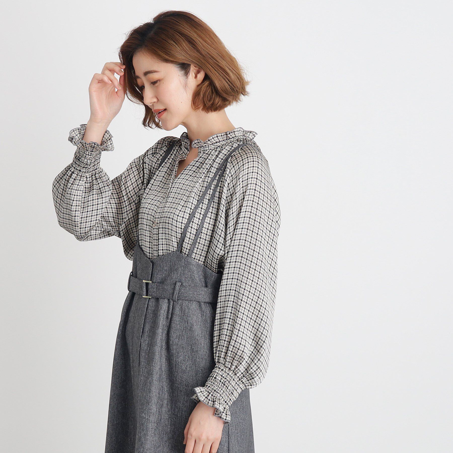 grove「シャーリングボリュームブラウス」|シャツ・ブラウス|