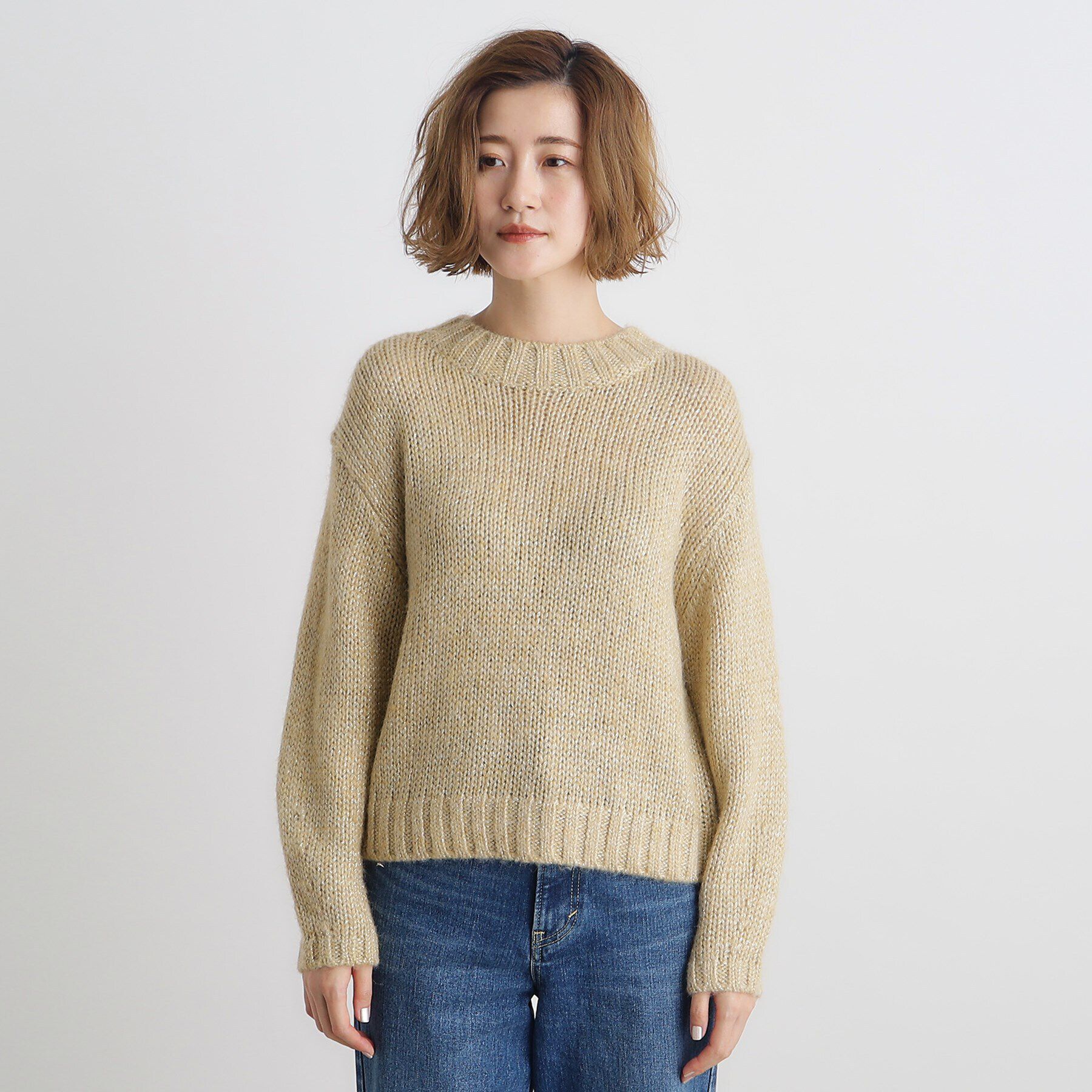 grove「ラメリリヤーンニット」|ニット・セーター|