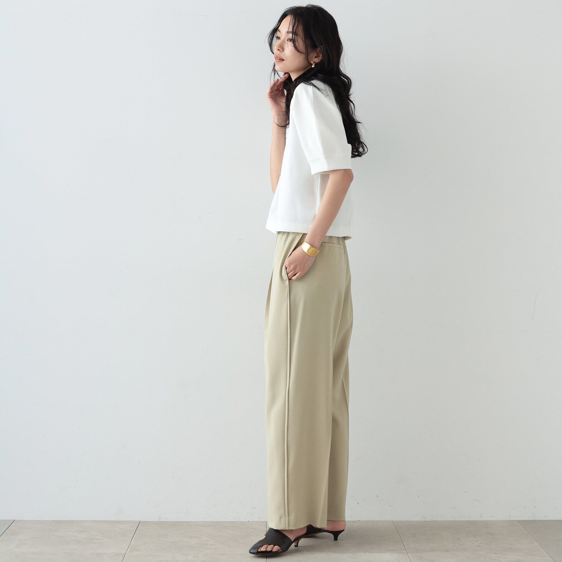 GALLEST「イージーストレートワイドパンツ」|その他|