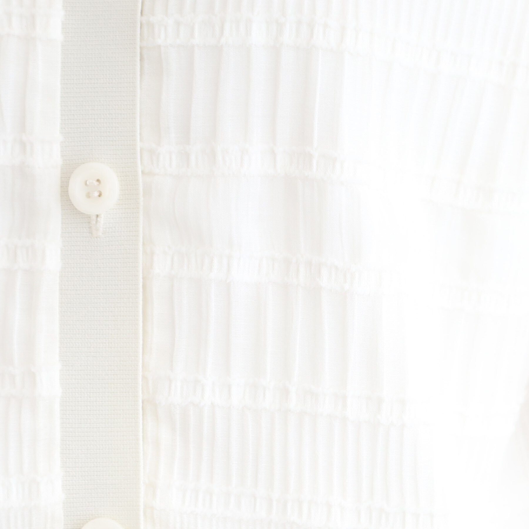 INDIVI「【洗える／SETUP可能】シャーリングクロップド丈カーディガンブラウス」|カーディガン|