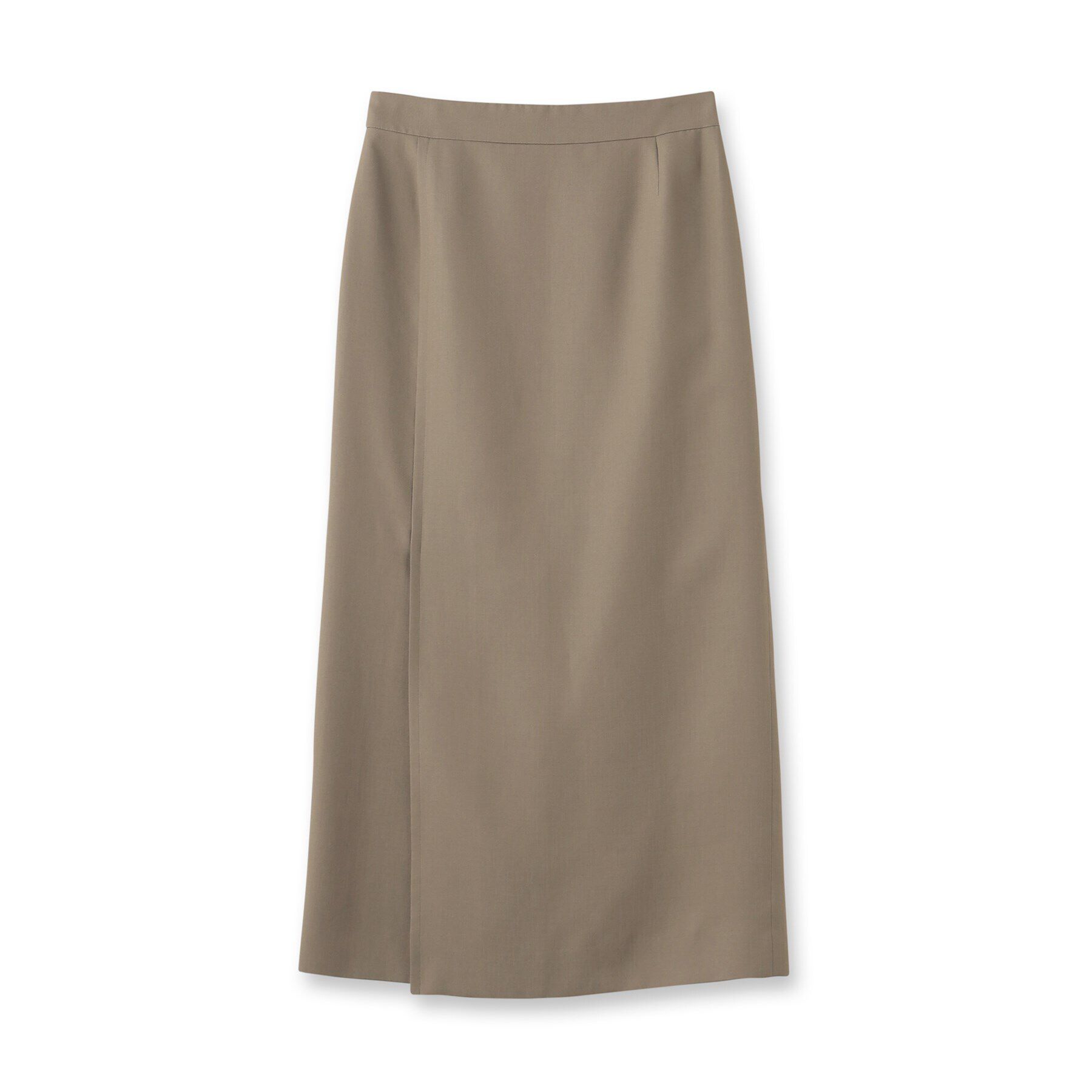 INDIVI「【トリアセテート混/SETUP可能】ラップ風ナロースカート」|スカート|