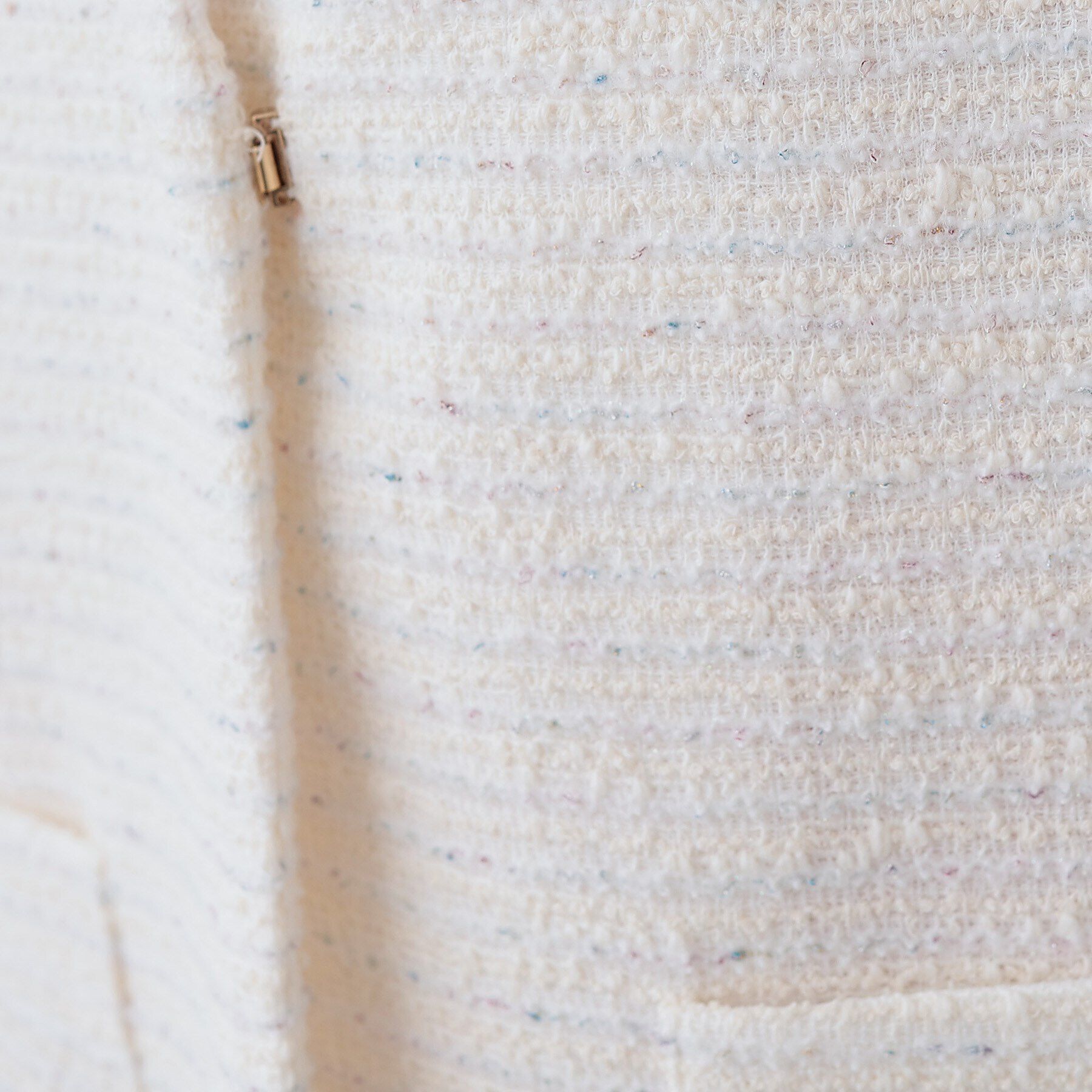 INDIVI「【2点セット／UVケア】ツイードジレ＆ボウタイブラウス カセット服」|その他|