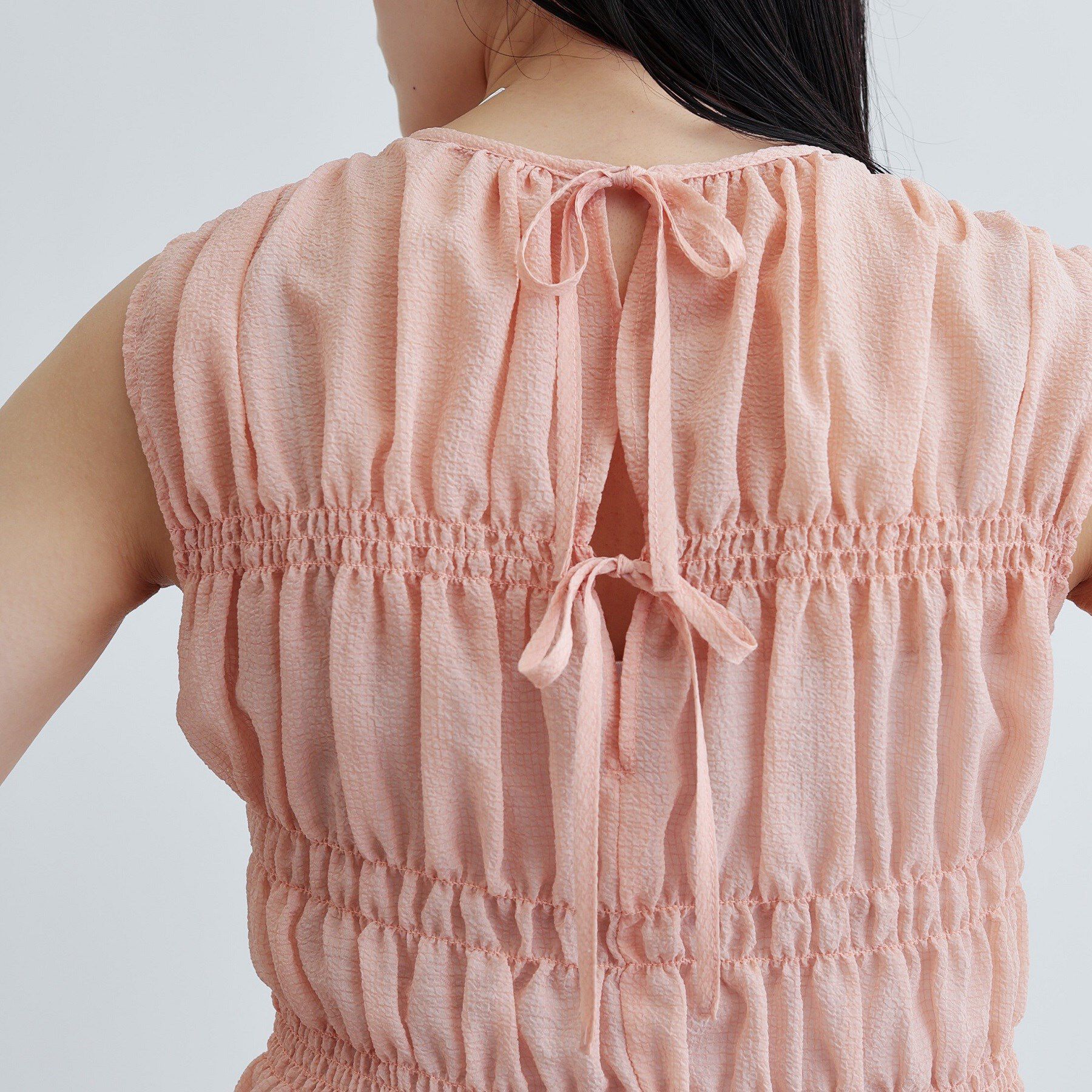 GALLEST「ワッシャーティアードブラウス」|シャツ・ブラウス|