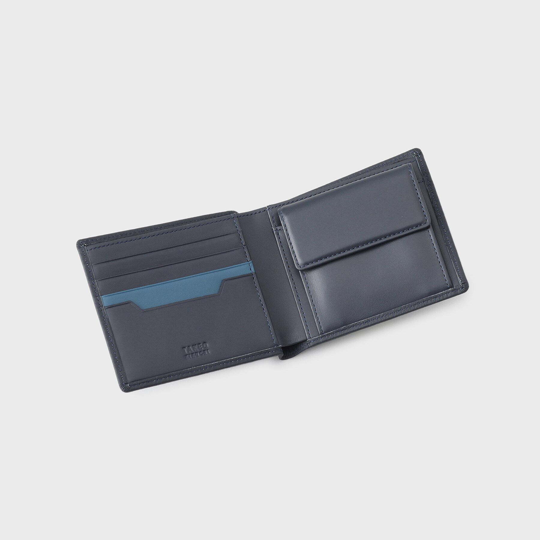 TAKEO KIKUCHI「ソフトシュリンクレザー 二つ折り財布」|財布|