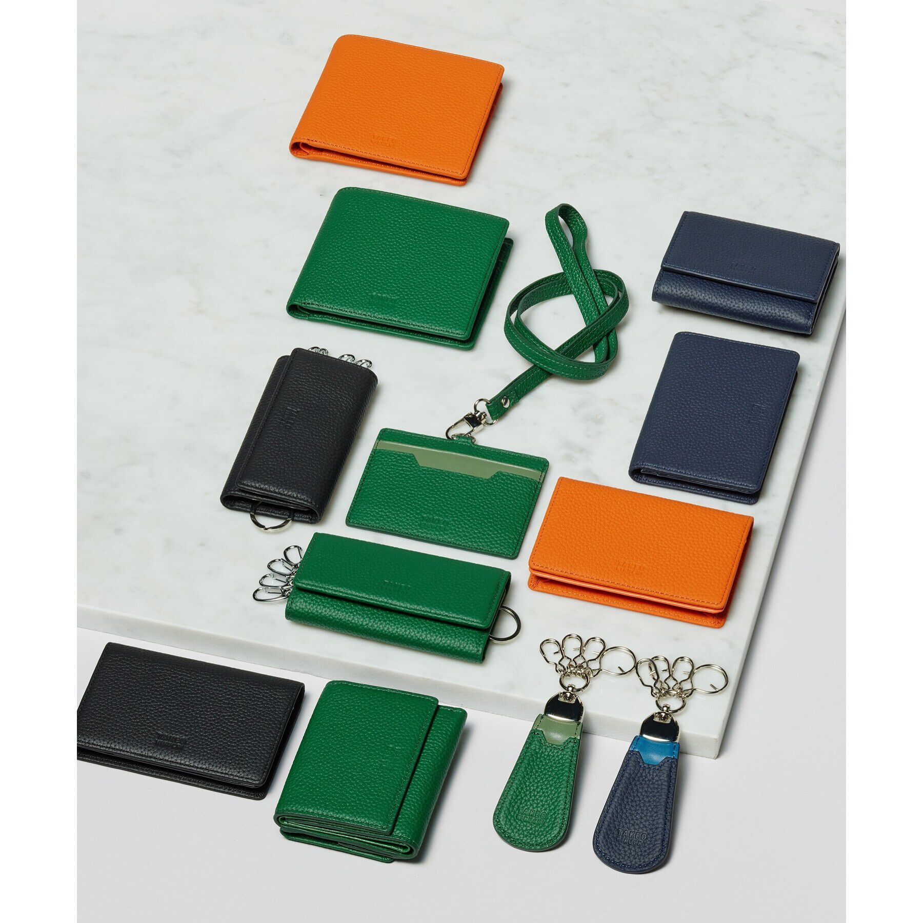 TAKEO KIKUCHI「ソフトシュリンクレザー IDケース」|キーケース|