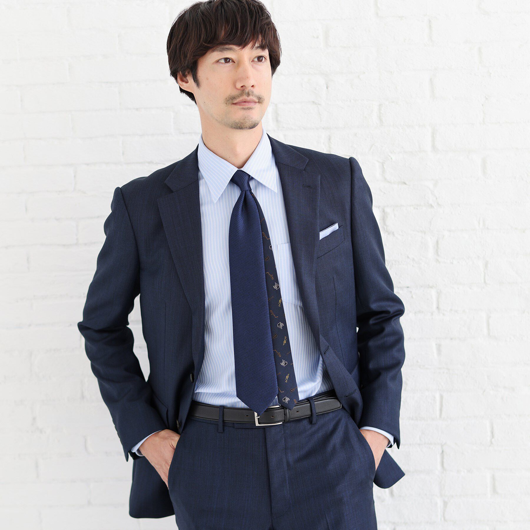 TAKEO KIKUCHI「【JAZZ CLUBチェンジタイ】 バスケットソリッド」|ネクタイ・蝶ネクタイ|