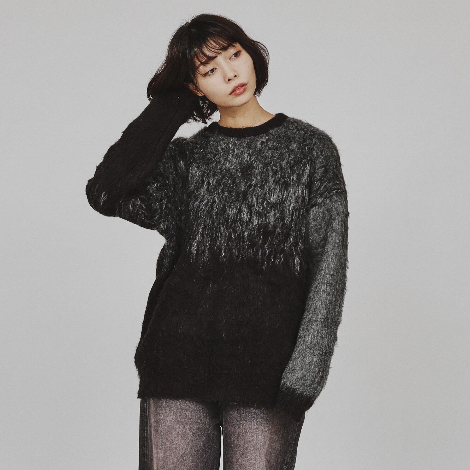 tk.TAKEO KIKUCHI「シャギーニットプルオーバー」|ニット・セーター|