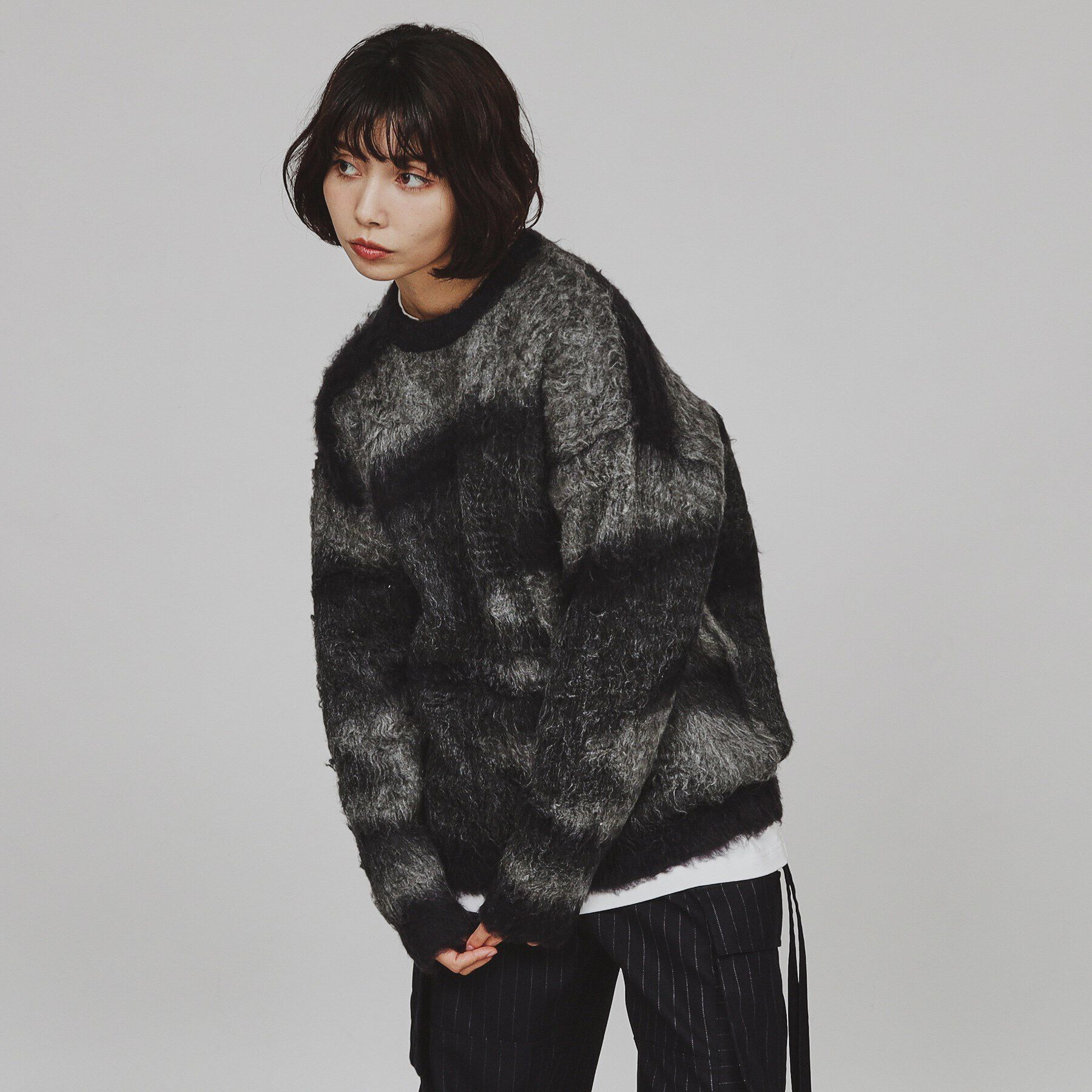 tk.TAKEO KIKUCHI「シャギーニットプルオーバー」|ニット・セーター|