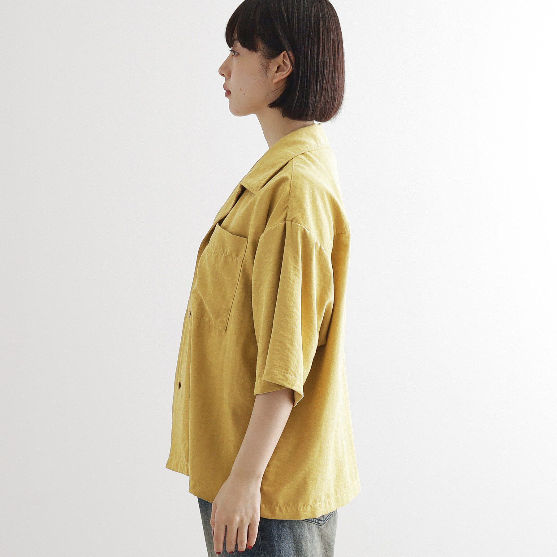 tk.TAKEO KIKUCHI「ヴィンテージライククロップドシャツ」|シャツ・ブラウス|