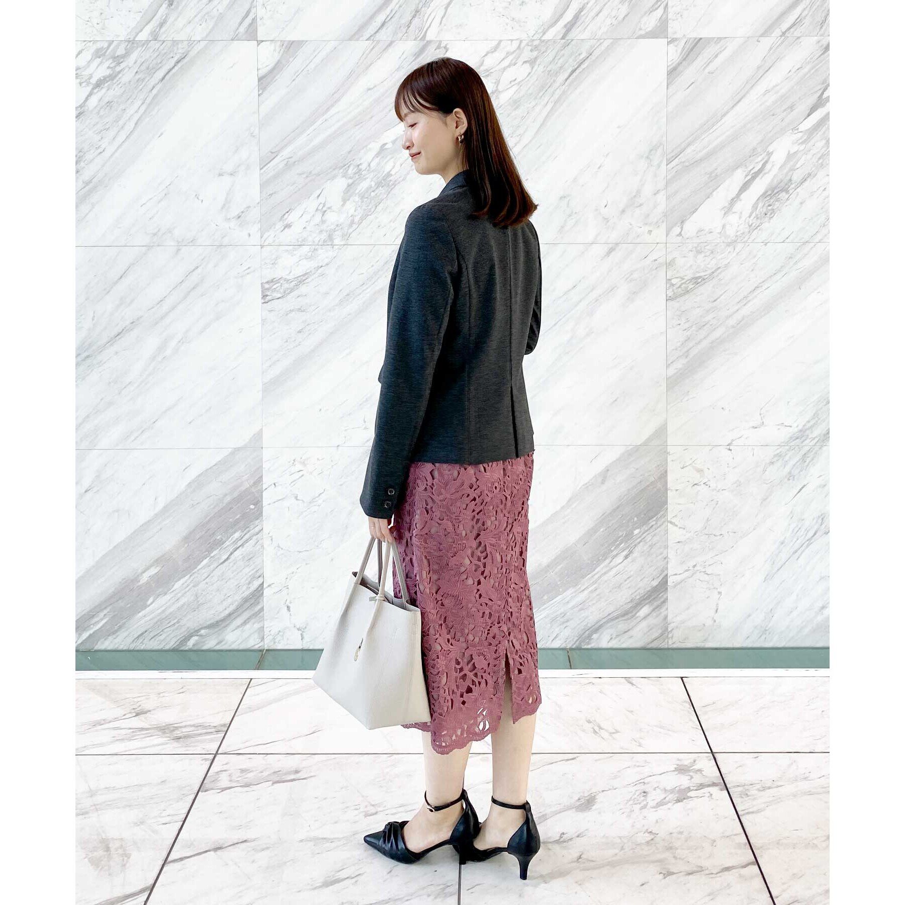 index「セットアップ対応 ストレッチテーラードジャケット/DELEGANT【洗える/イージーアイロン】」|テーラードジャケット|