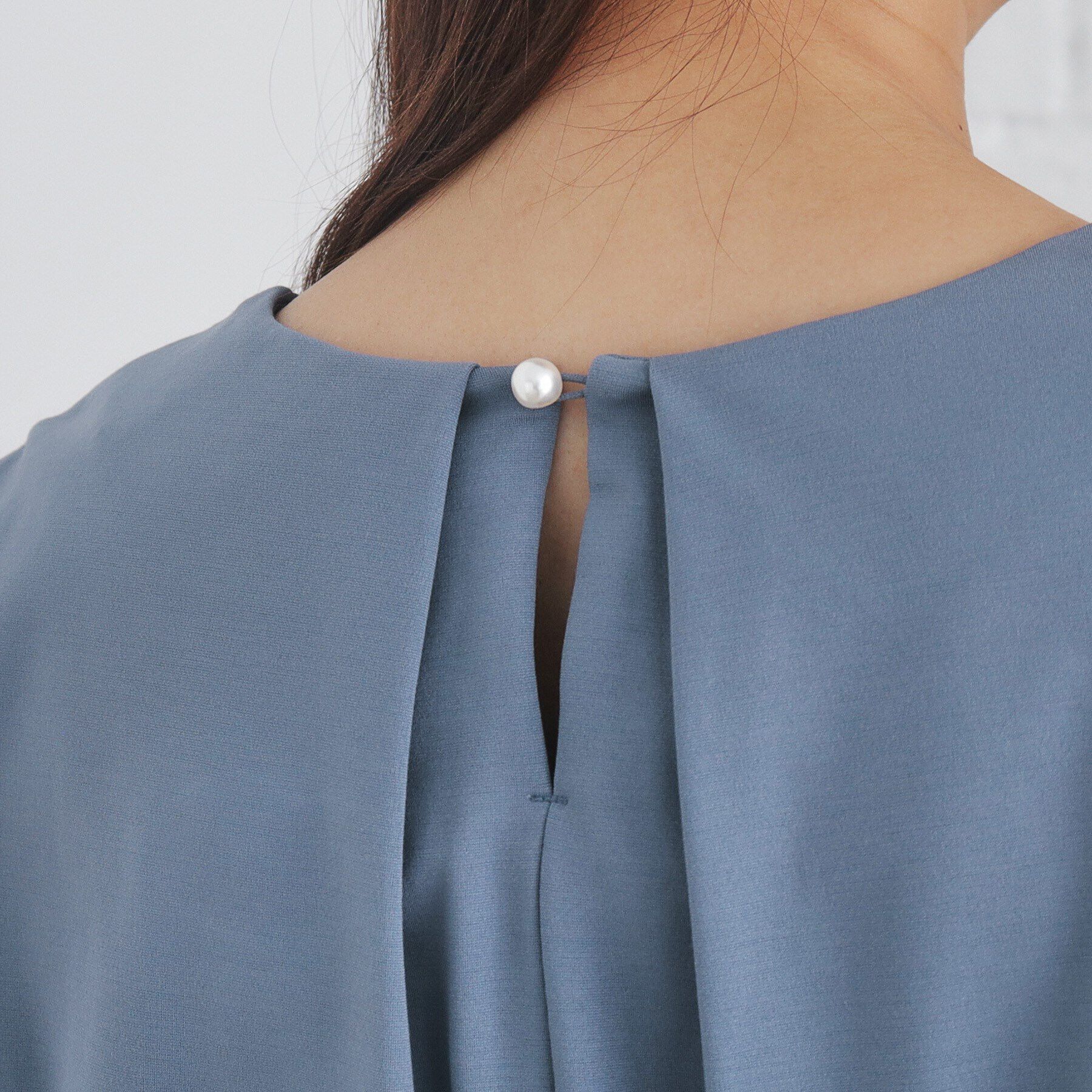 index「ストレッチポンチアシメフリルトップス【洗濯機可】」|Tシャツ・カットソー|