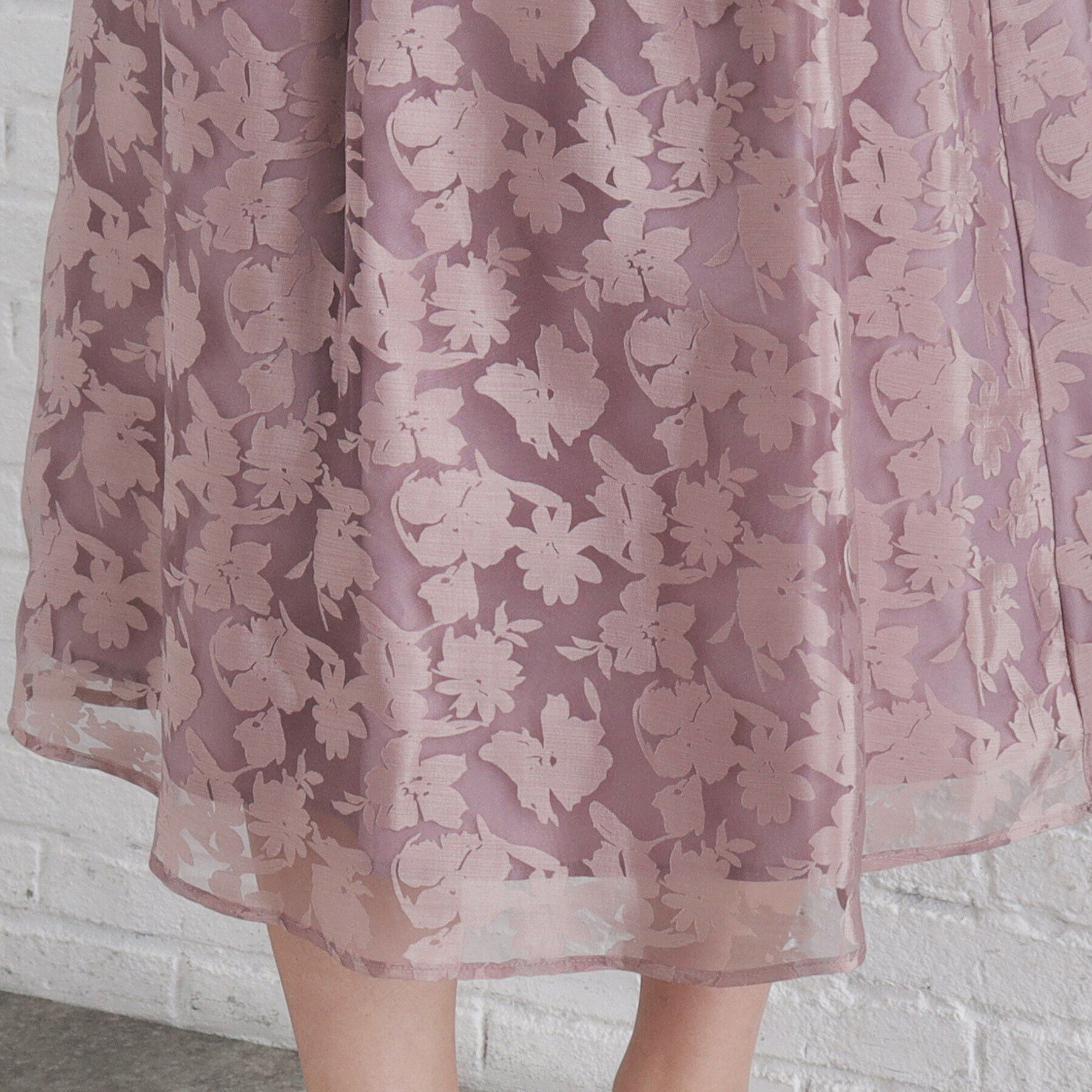 index「オパール加工フラワーフレアスカート【洗濯機可】」|スカート|