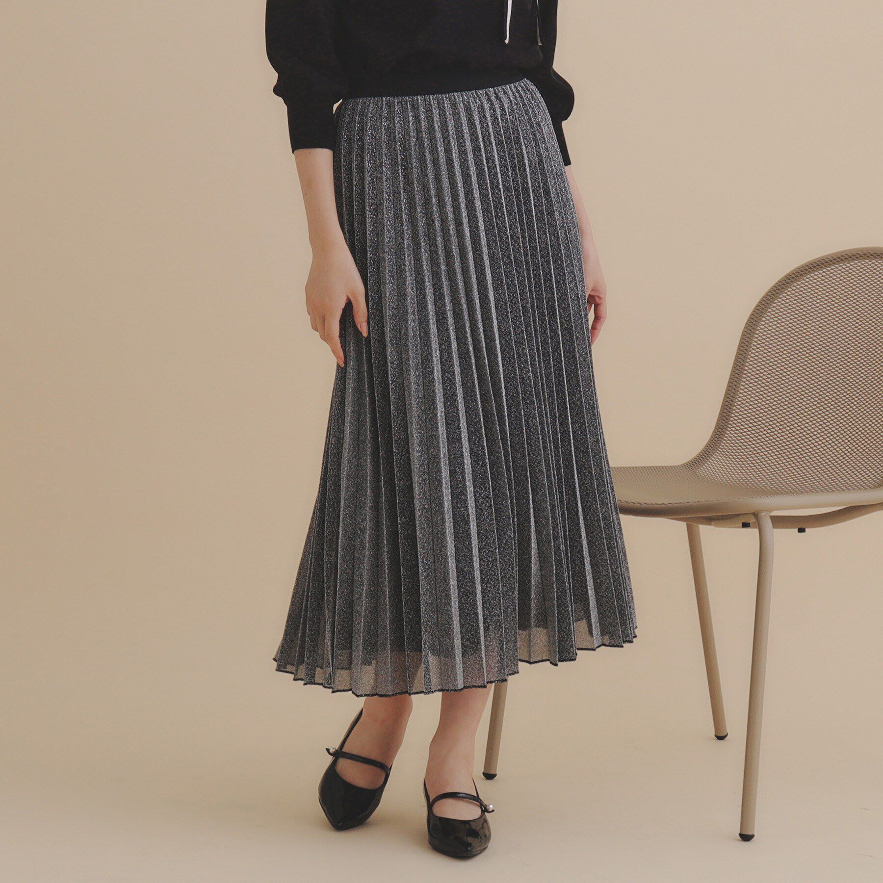 index「チュールアソートプリーツスカート【洗濯機洗い可/防シワ】」|スカート|