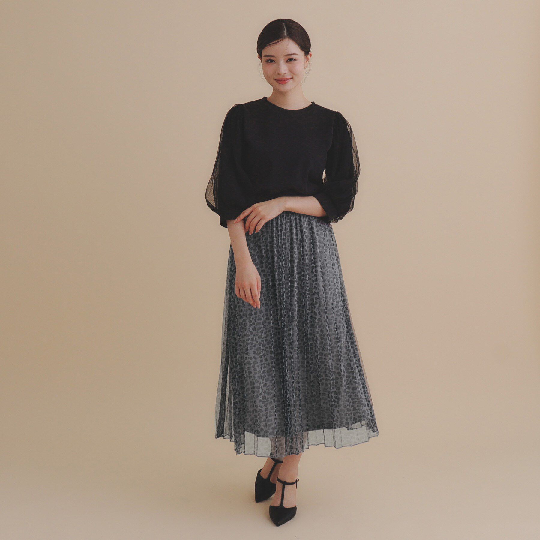 index「チュールアソートプリーツスカート【洗濯機洗い可/防シワ】」|スカート|