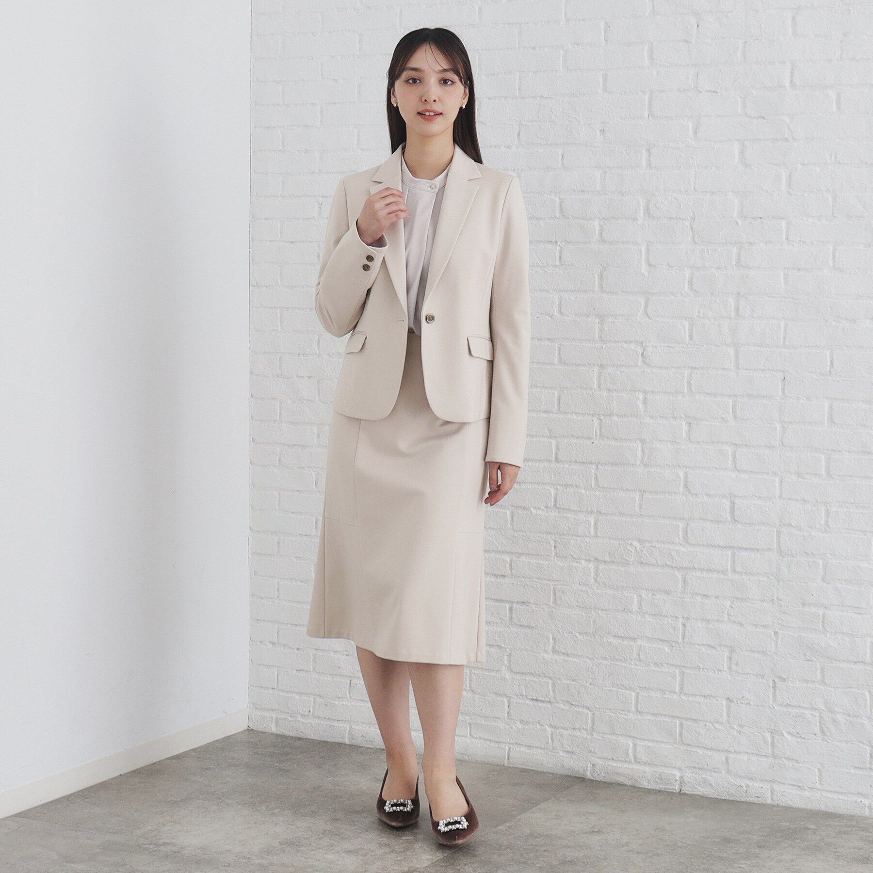 index「《5色展開/S-LLサイズ》ストレッチマーメイドスカート/セットアップ対応【洗濯機洗い可/イージーケ」|スカート|