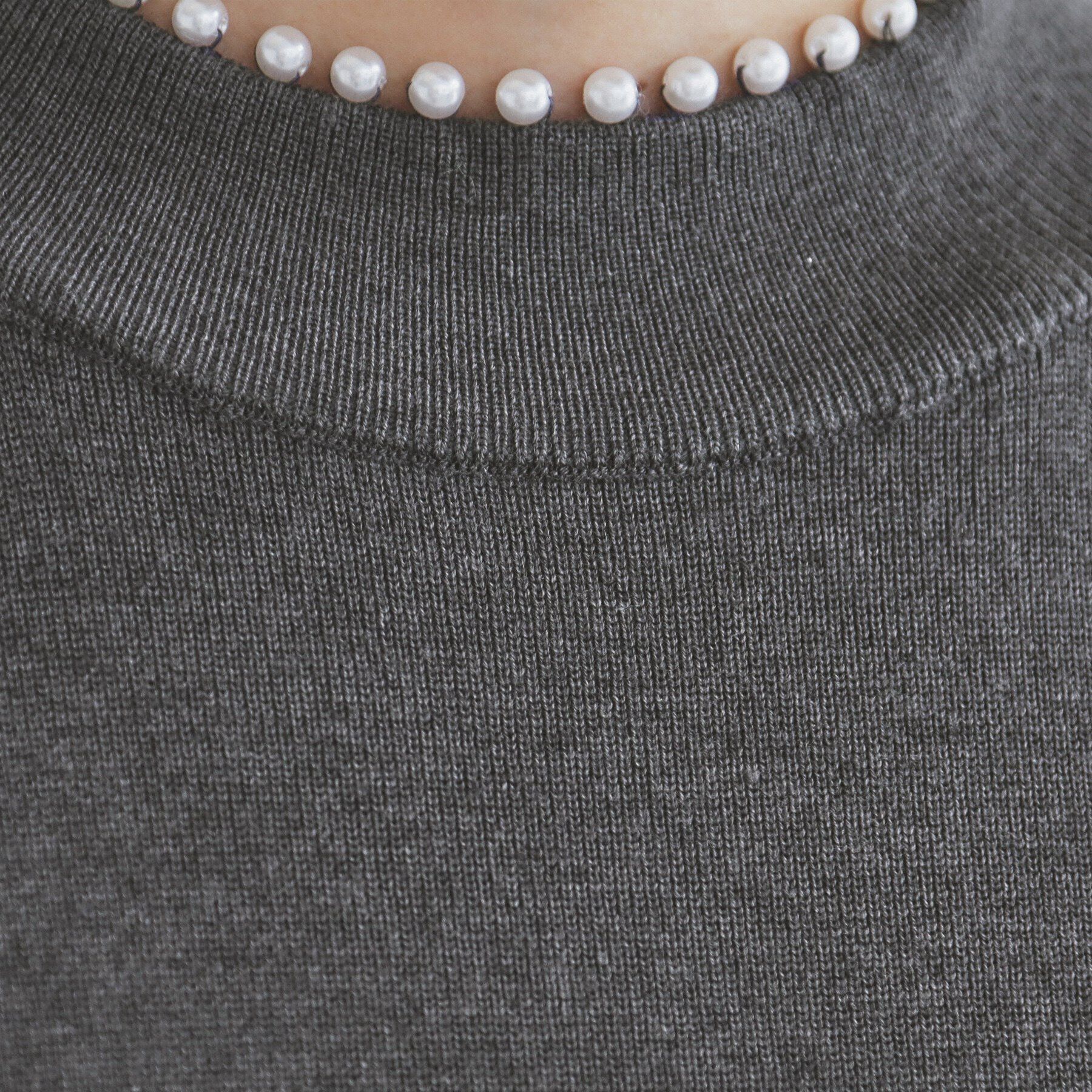 index「《美人百花掲載》パール調ハイネックニット/セットアップ対応【洗濯機可】」|ニット・セーター|