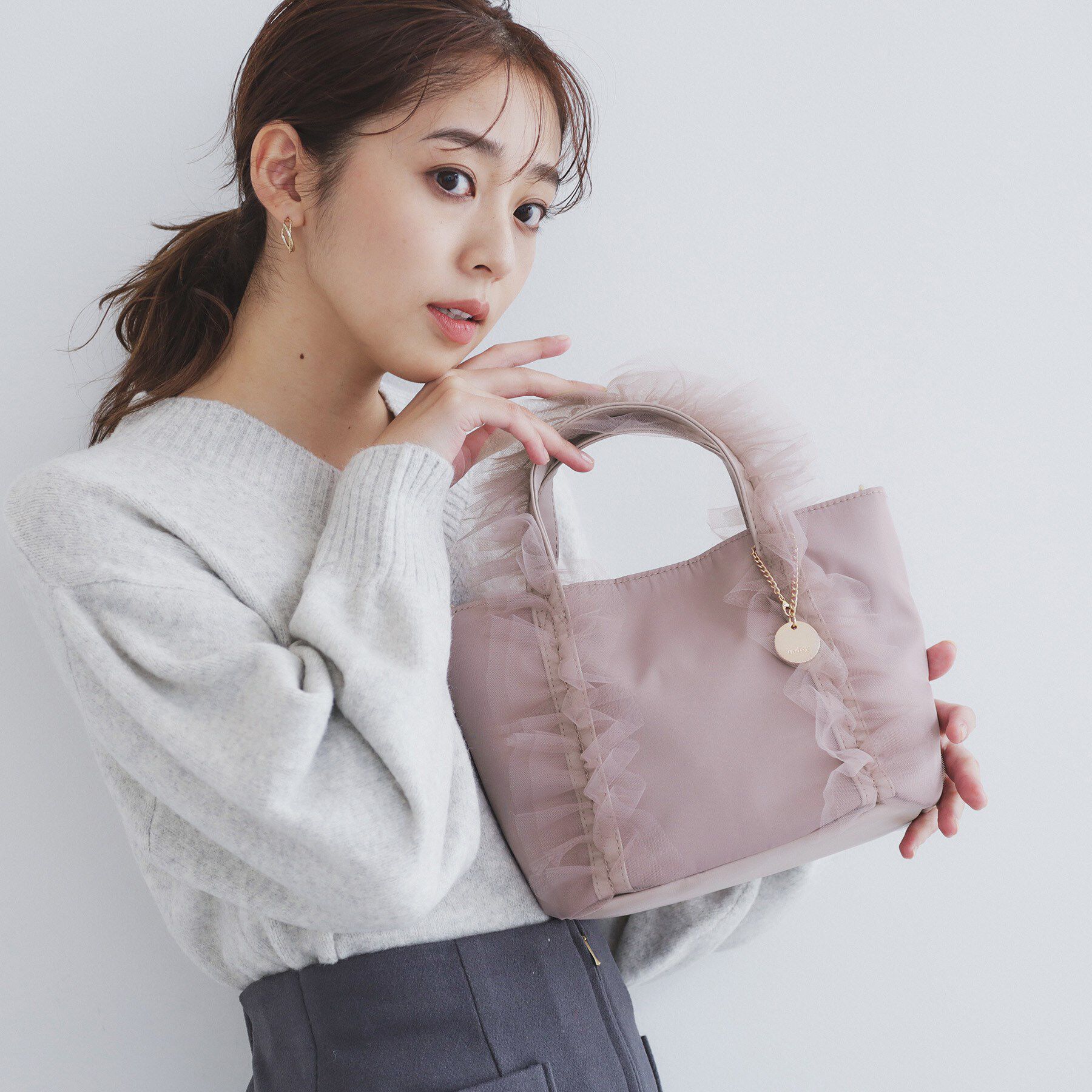 index「2WAYフリルショルダーバッグ」|トートバッグ|