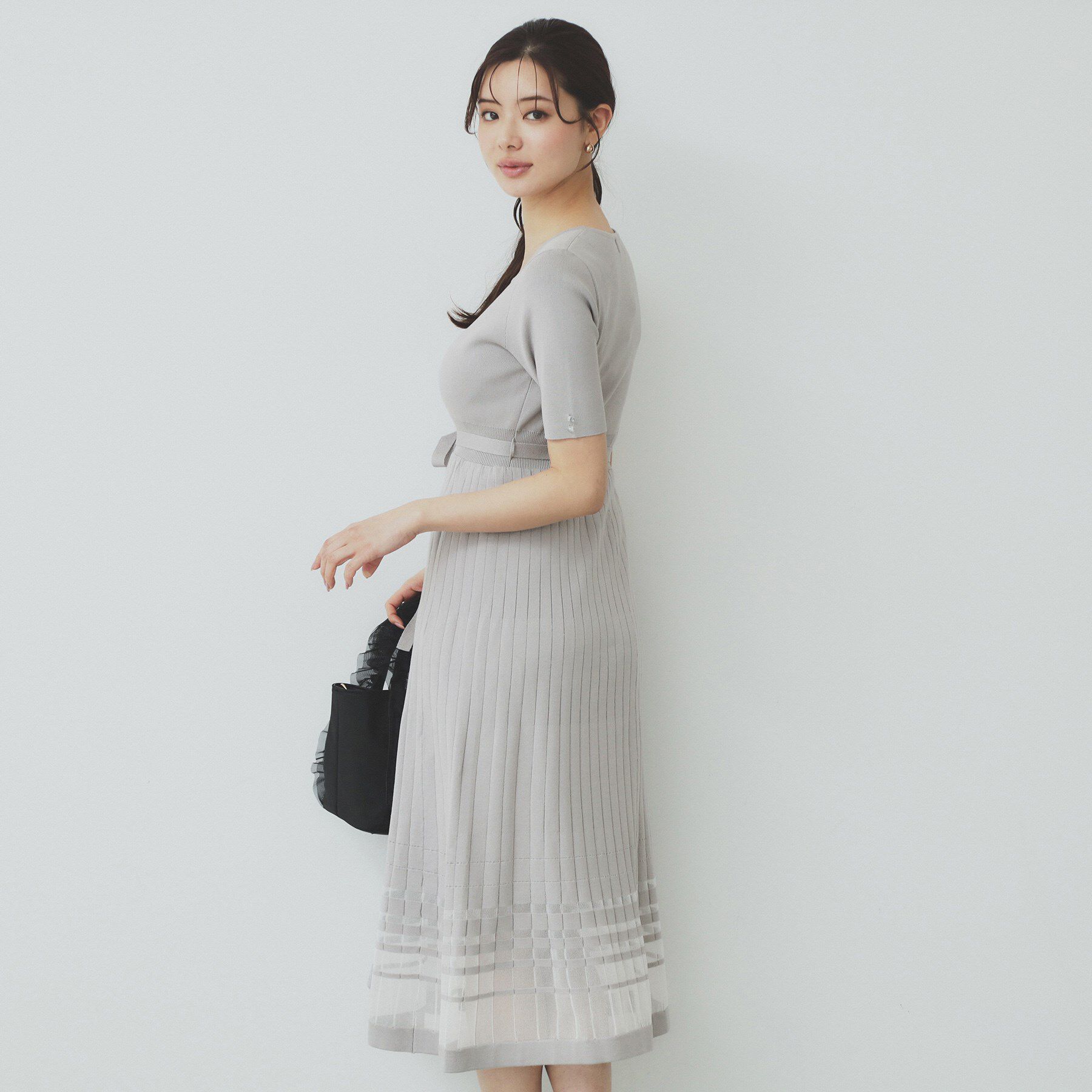 index「シアーラインニットワンピース【UV/洗濯機洗い可】」|ワンピース|