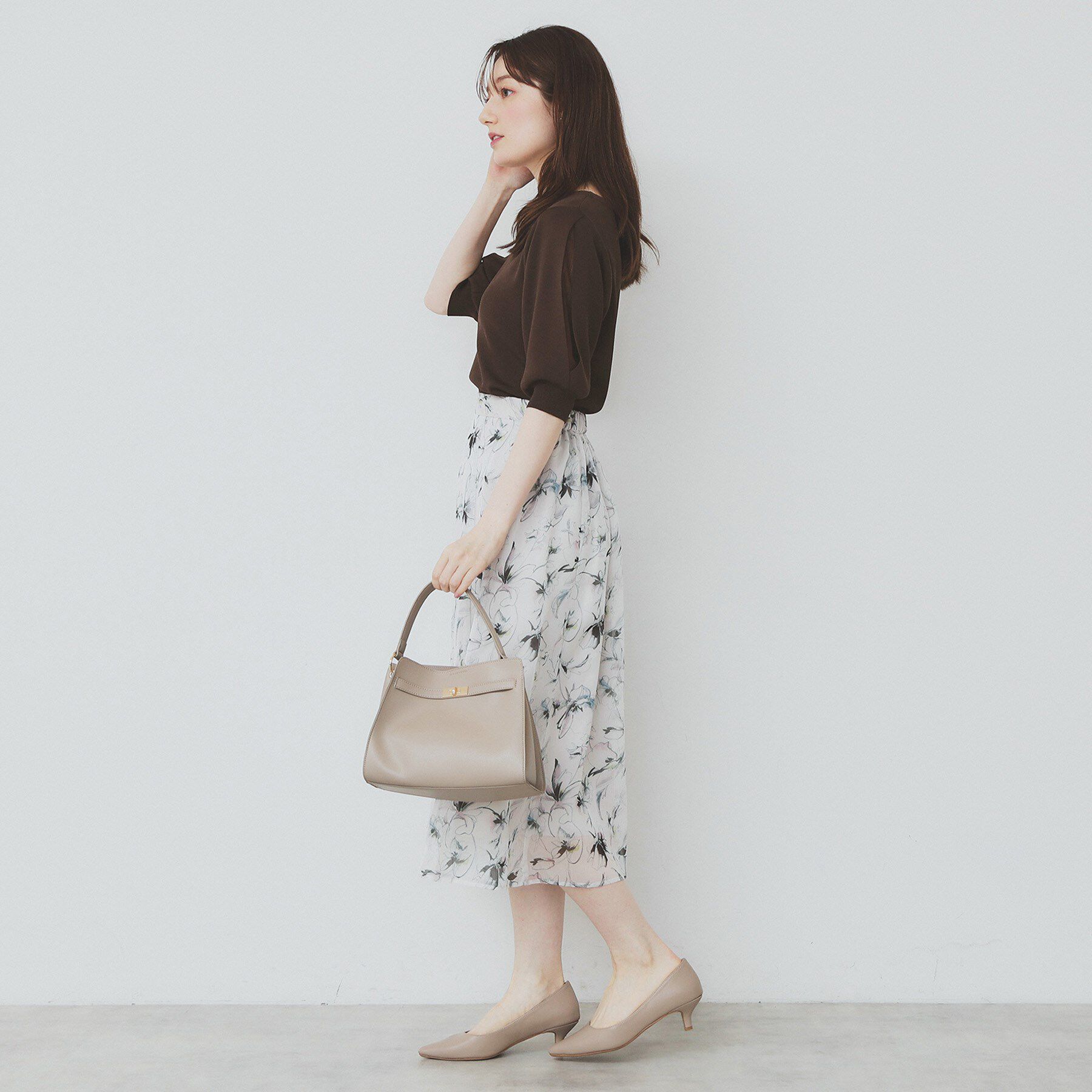 index「《6色展開/XS-LLサイズ》ドライタッチ デザインスリーブニット【洗濯機洗い可/接触冷感/抗ピル】」|ニット・セーター|