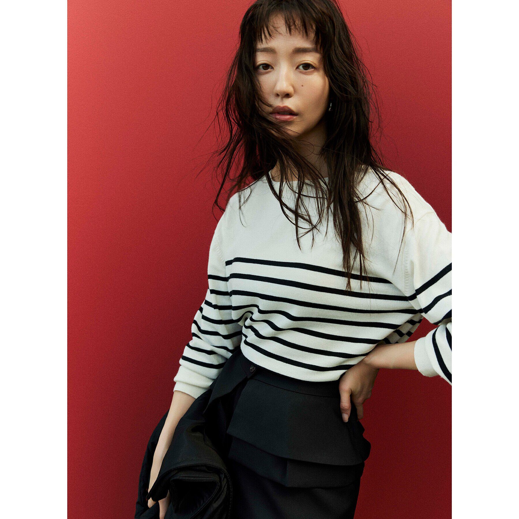 OPAQUE.CLIP「《S-LLsize/6color》ボートネックニット／FILIVIVI・フィルビビ【洗濯機洗い可】」|ニット・セーター|