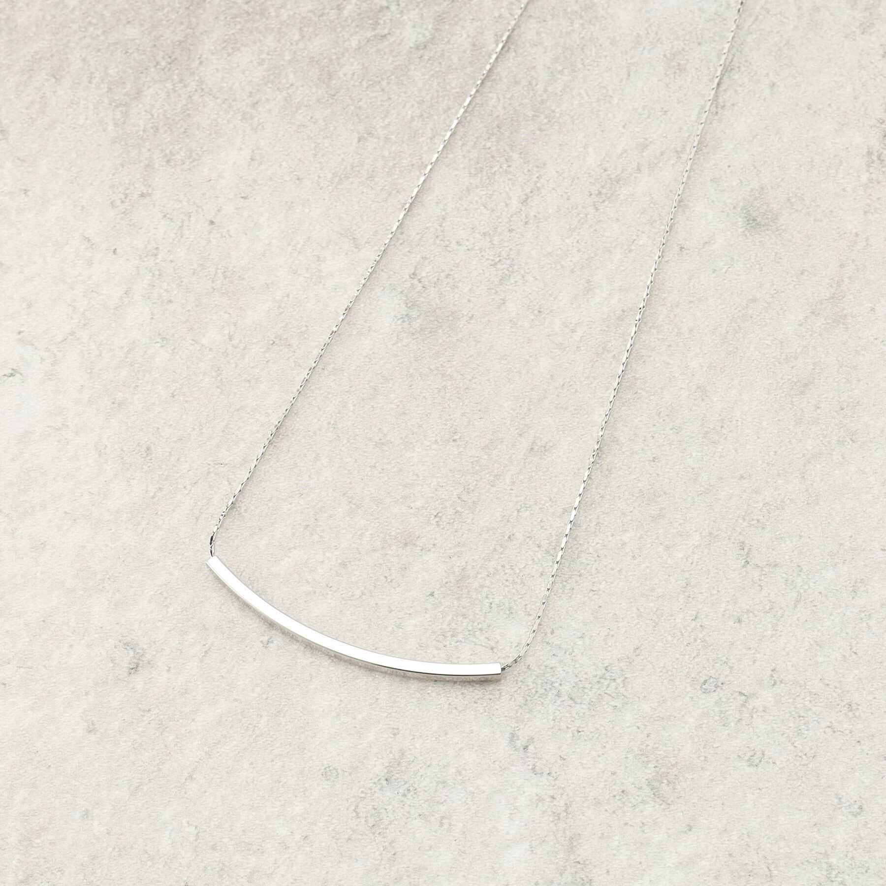 OPAQUE.CLIP「メタルバースライドネックレス」|ネックレス|シルバー(006)