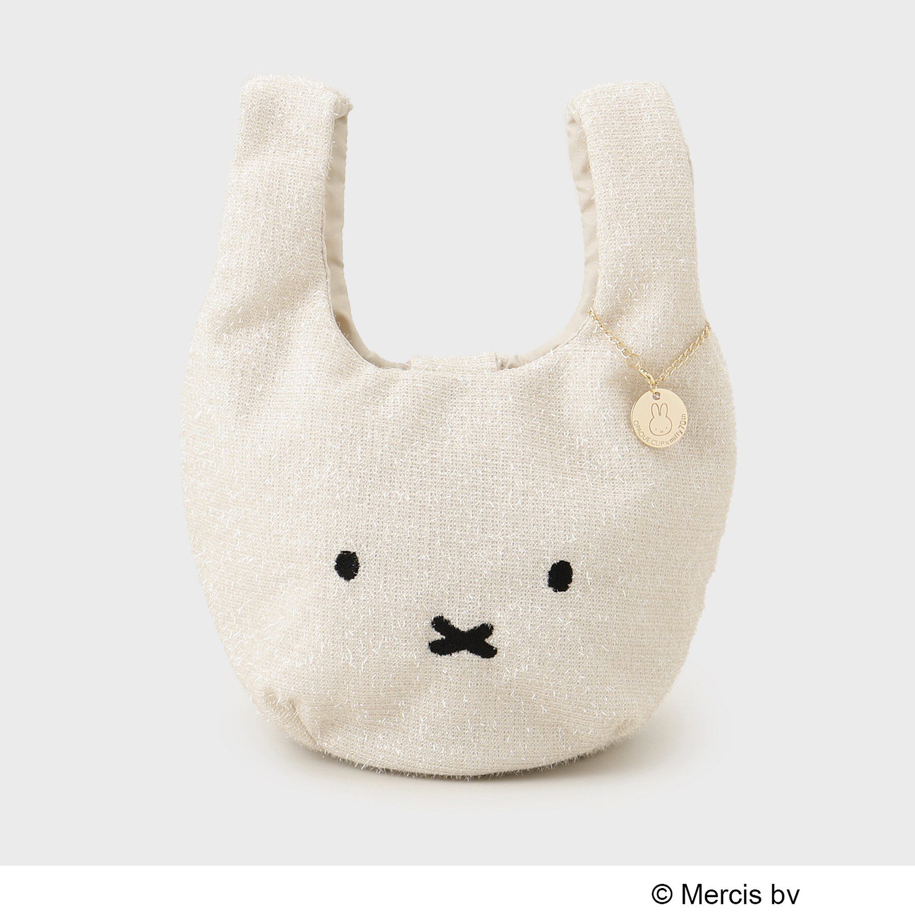 OPAQUE.CLIP「【miffyコラボ】キラキラマルシェバッグ」|ハンドバッグ|ライトベージュ(05