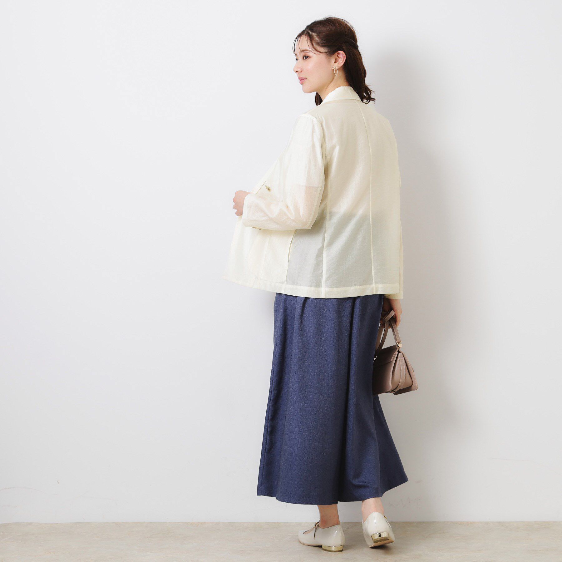 Couture broach「【オシャレな透け感・通勤】シアージャケット」|テーラードジャケット|