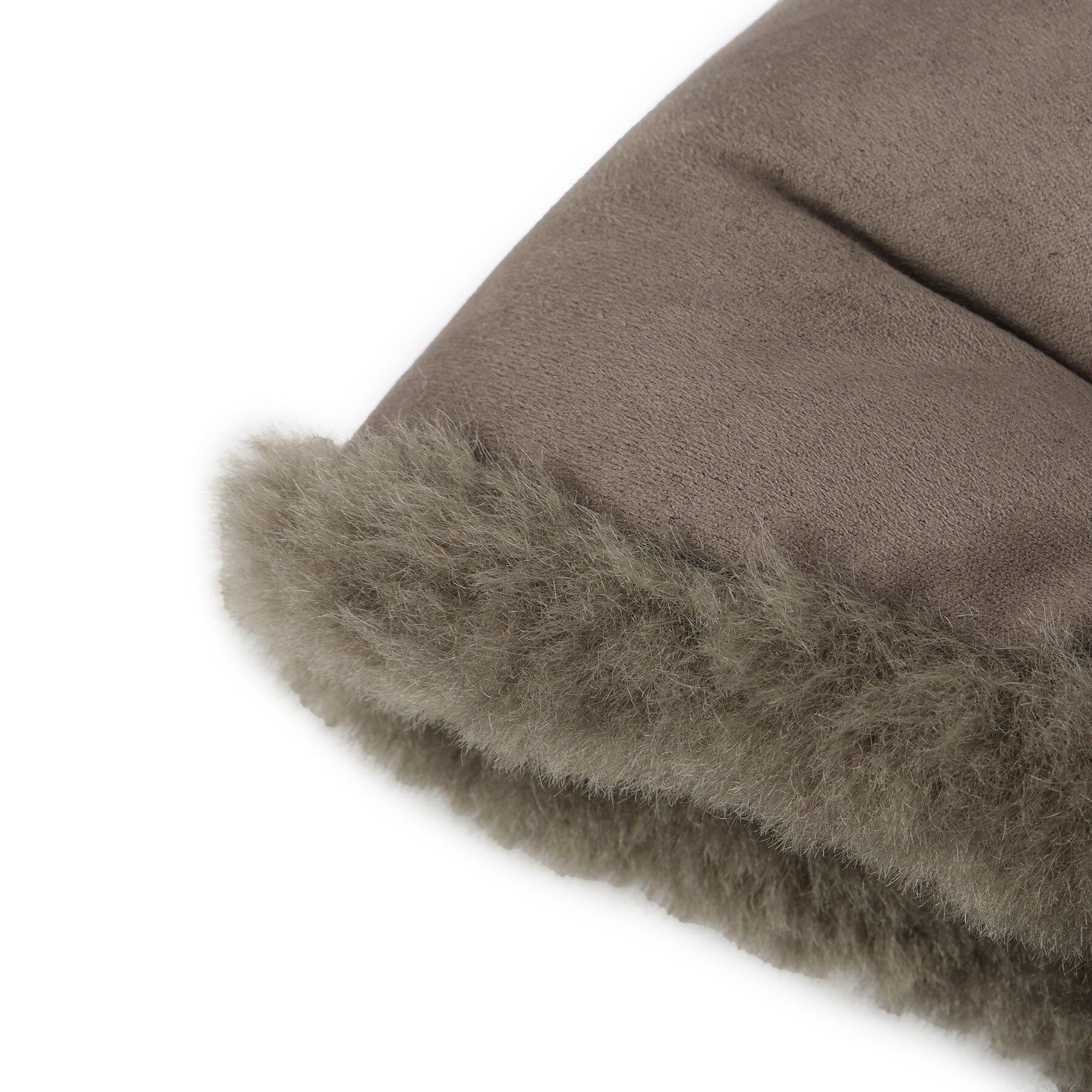 Couture broach「ムートン風リボンティペット」|ストール|