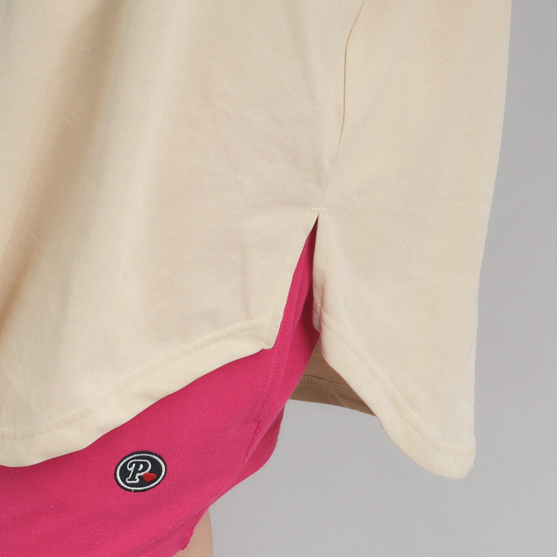 PINK-latte「【接触冷感/130cmあり】ピンクマテTシャツ」|Tシャツ・カットソー|