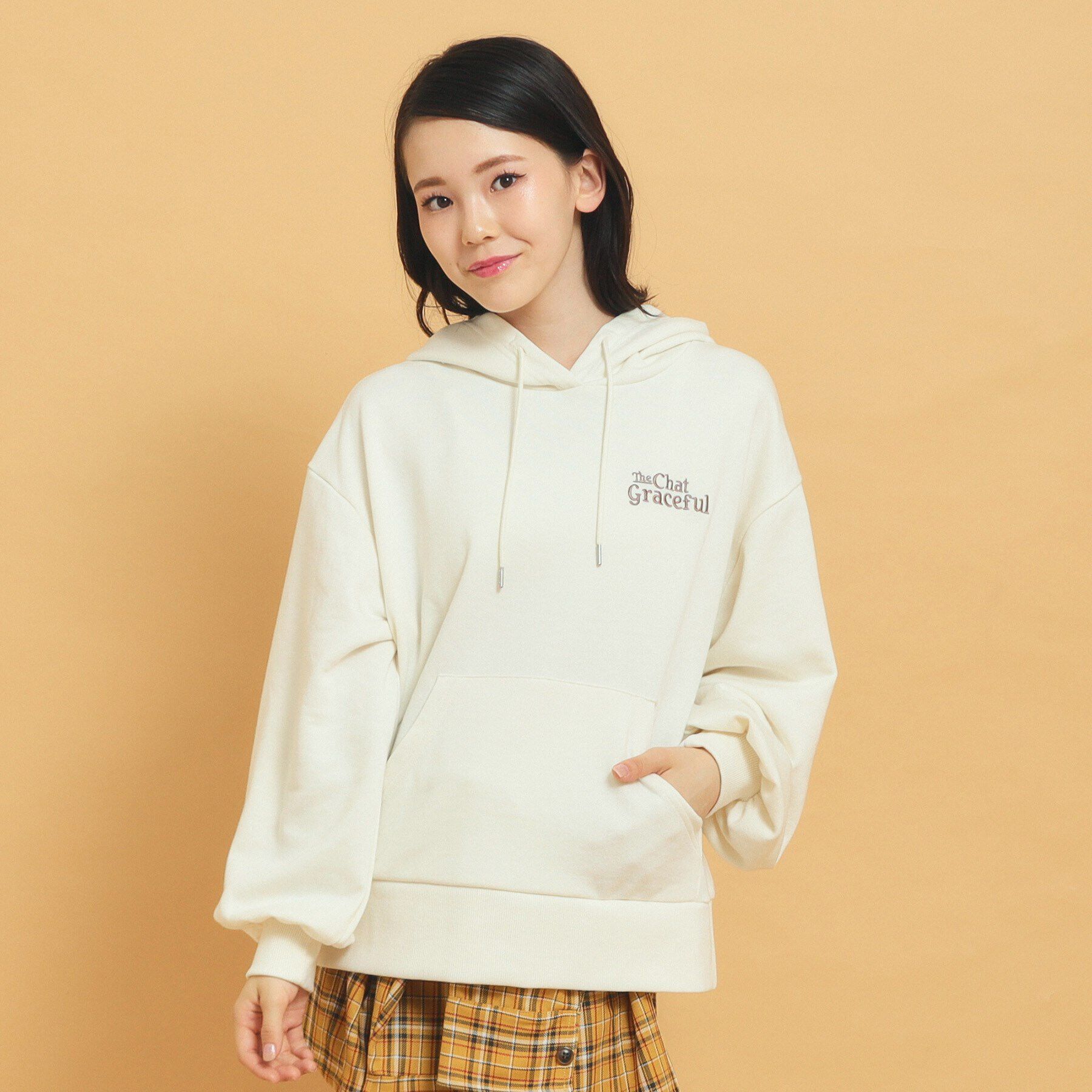 PINK-latte「あざとかわいい！クマ耳フーディ裏毛」|その他|