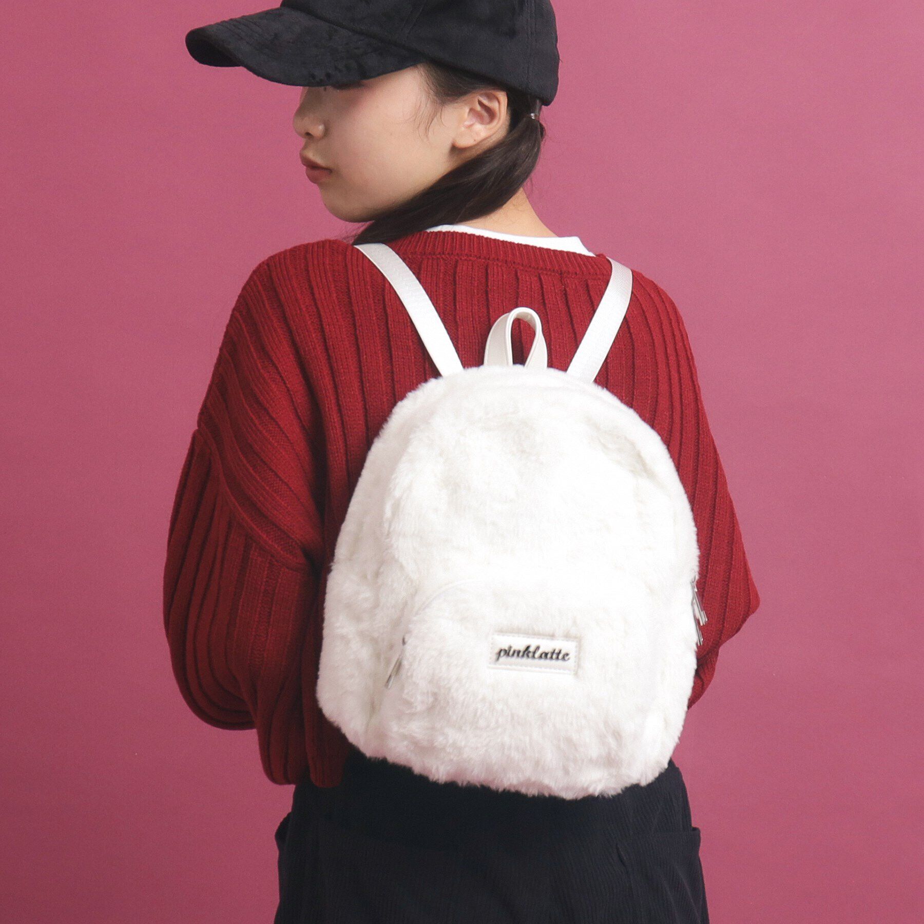 PINK-latte「ミニファーリュック」|リュック|