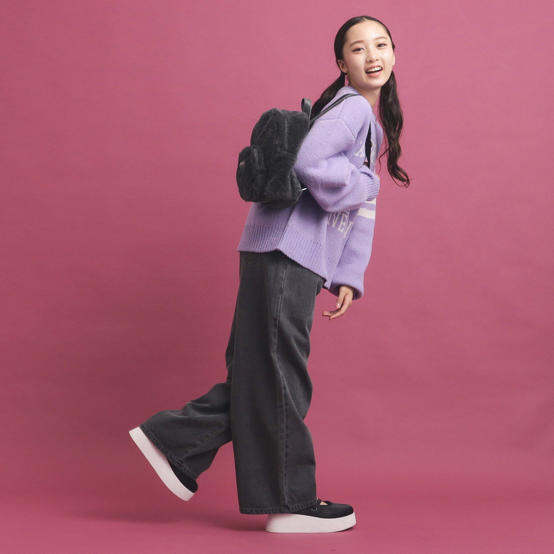 PINK-latte「ミニファーリュック」|リュック|