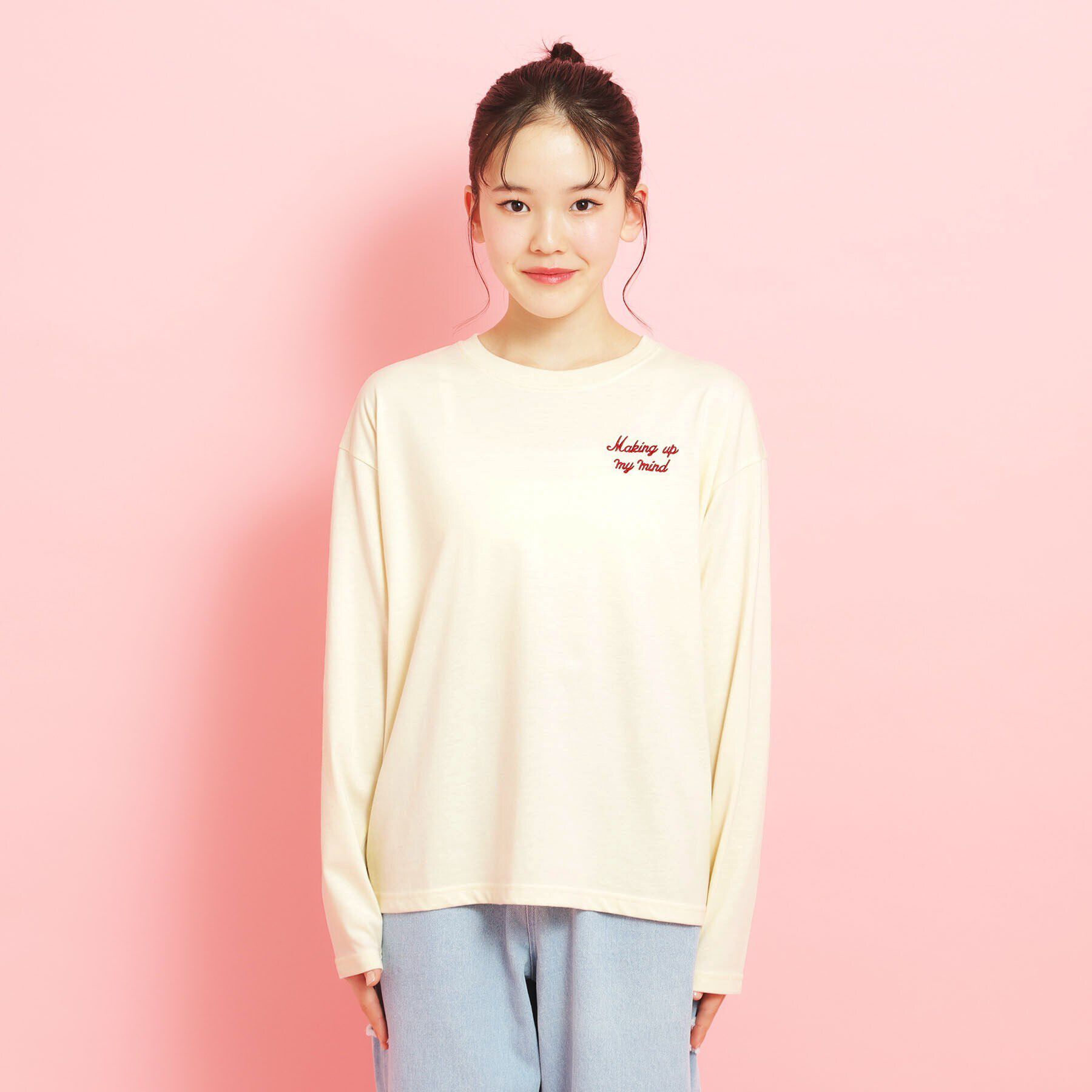 PINK-latte「【定番】クマちゃんロンT」|Tシャツ・カットソー|