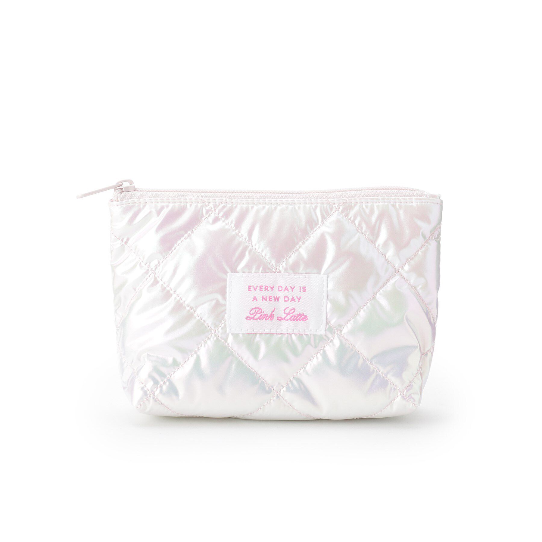 PINK-latte「シャイニーキルトポーチ」|ポーチ|ピンク(071)