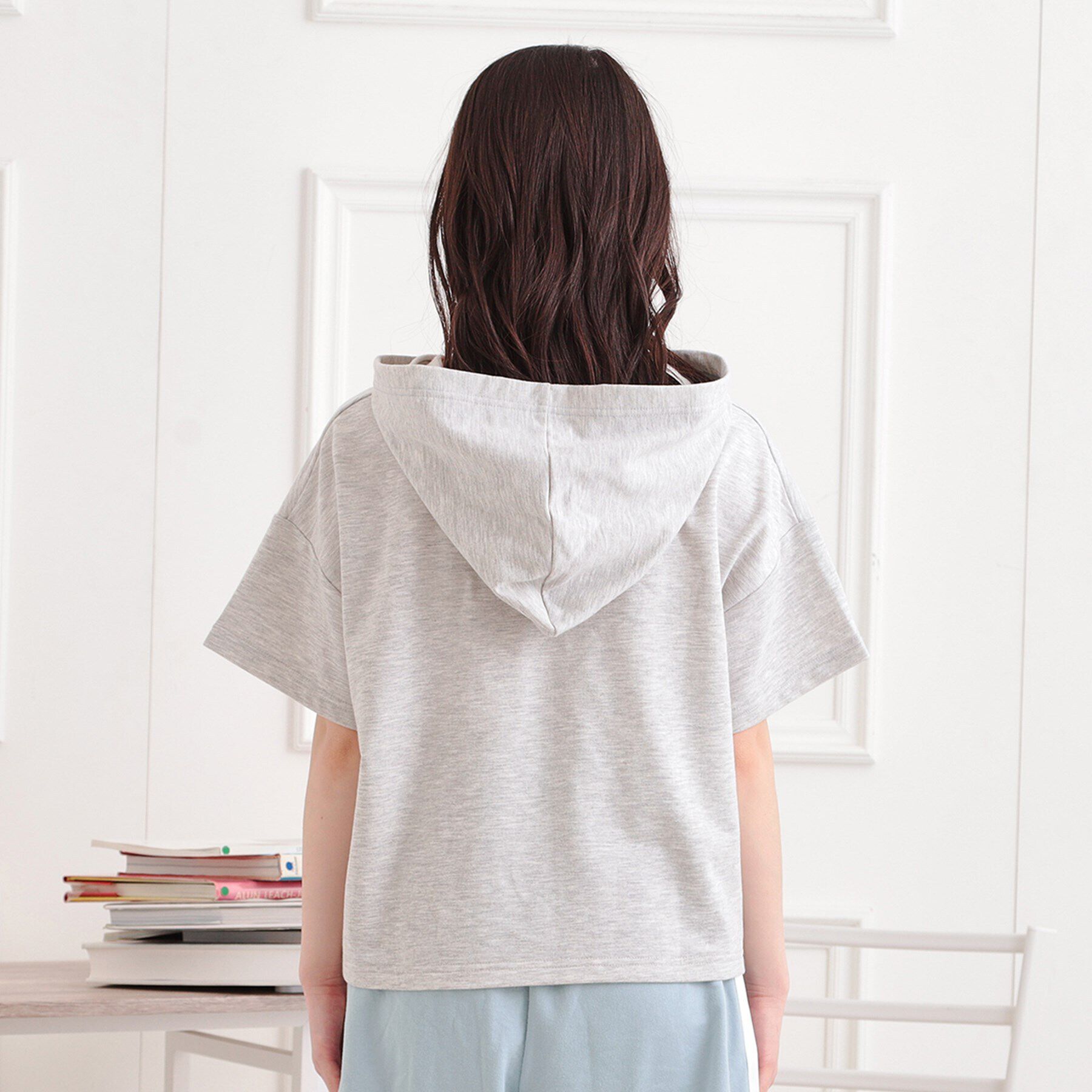 PINK-latte「【セットアイテム】半袖パーカー＋ハーフパンツ」|その他|