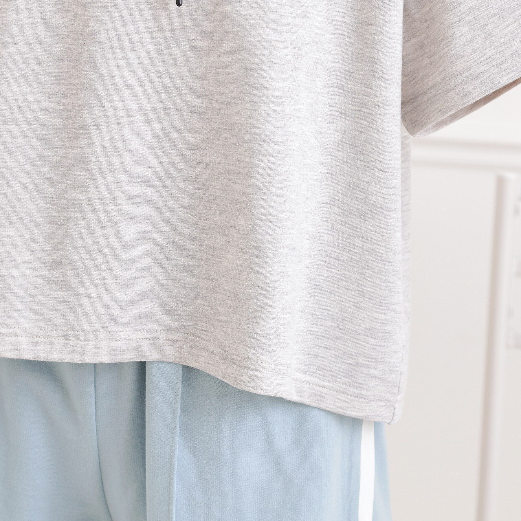 PINK-latte「【セットアイテム】半袖パーカー＋ハーフパンツ」|その他|