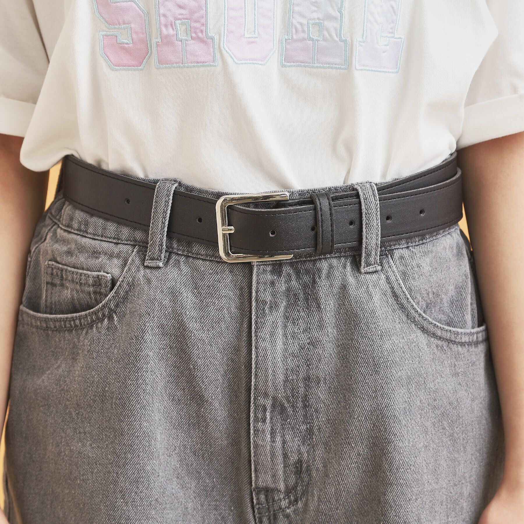 PINK-latte「ベルト付きショートパンツ」|キュロット|