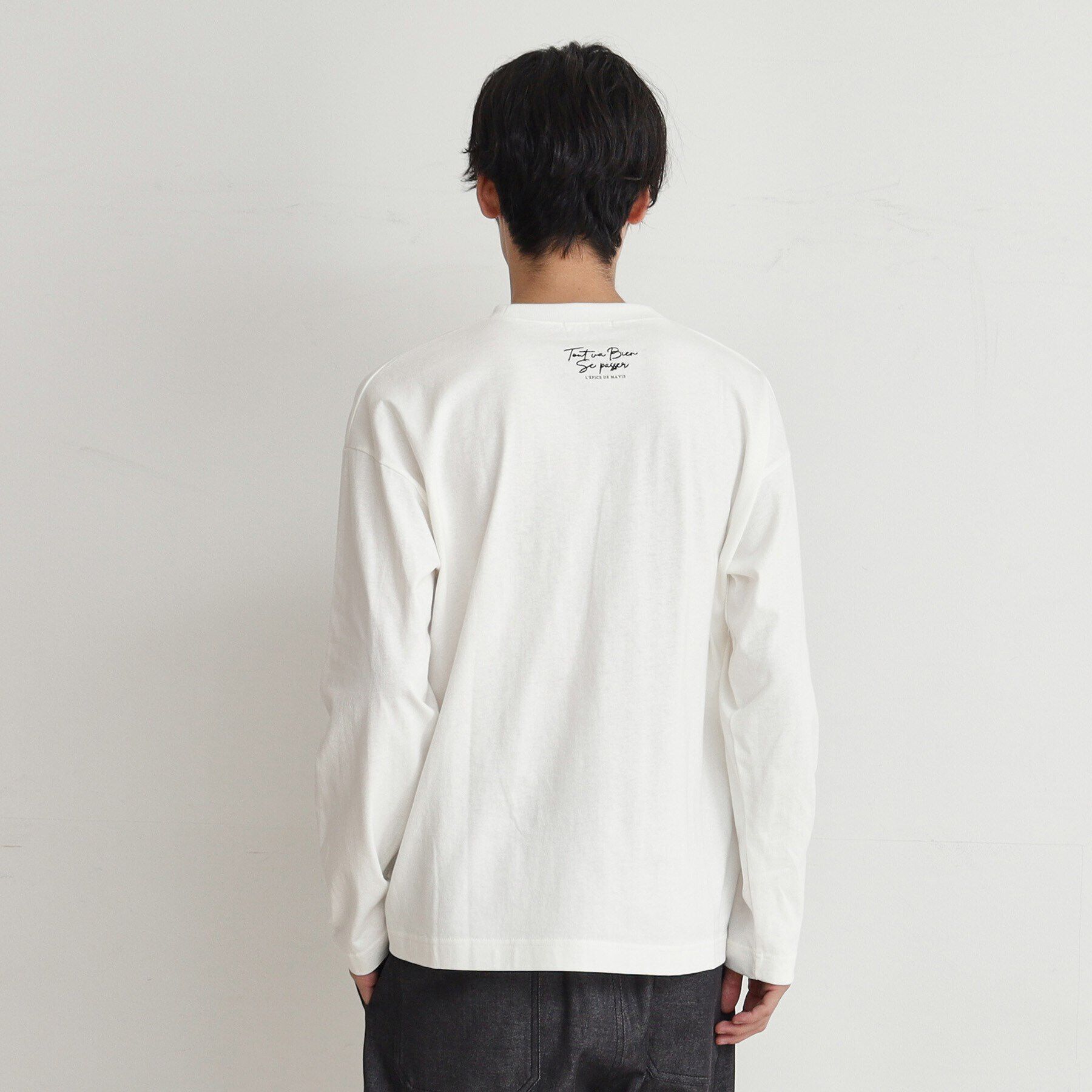 THE SHOP TK「【6色展開】Parisフォト／ロゴ長袖Tシャツ」|Tシャツ・カットソー|