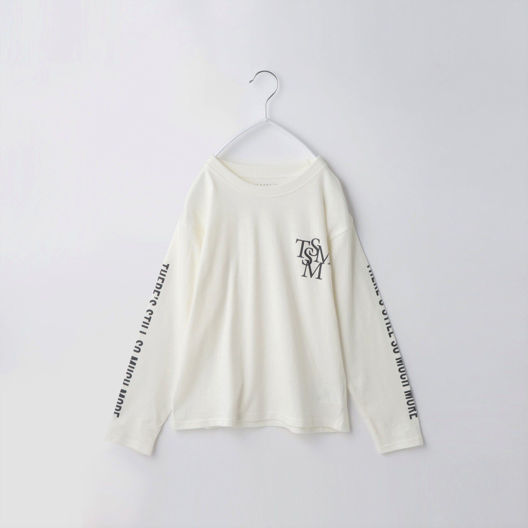 THE SHOP TK「【130-160】オーガビッツコットン長袖Tシャツ/洗濯機OK」|Tシャツ・カットソー|